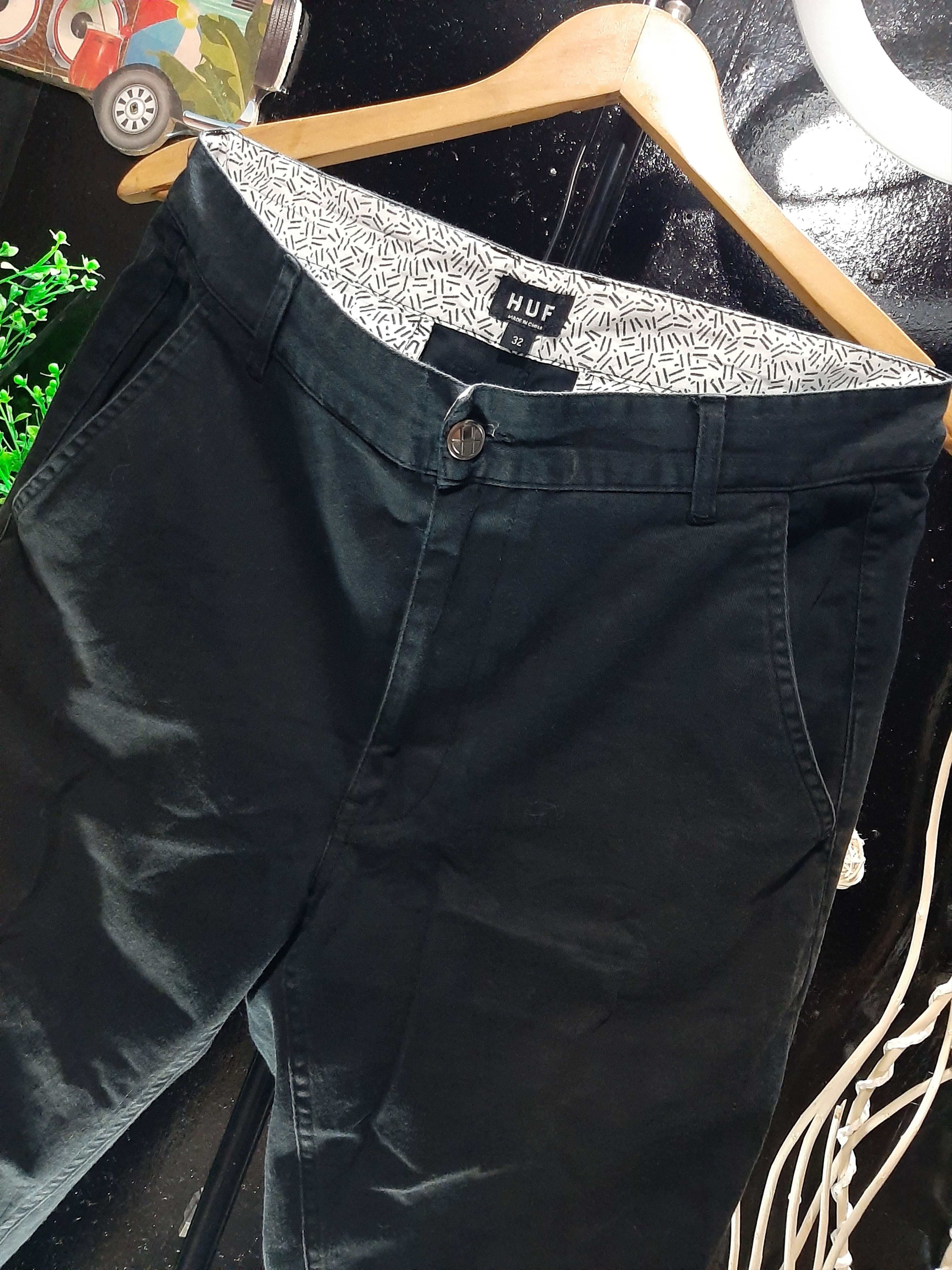 Huf HUF CASUAL BLACK PANTS Size US 32 / EU 48 - 2 Thumbnail