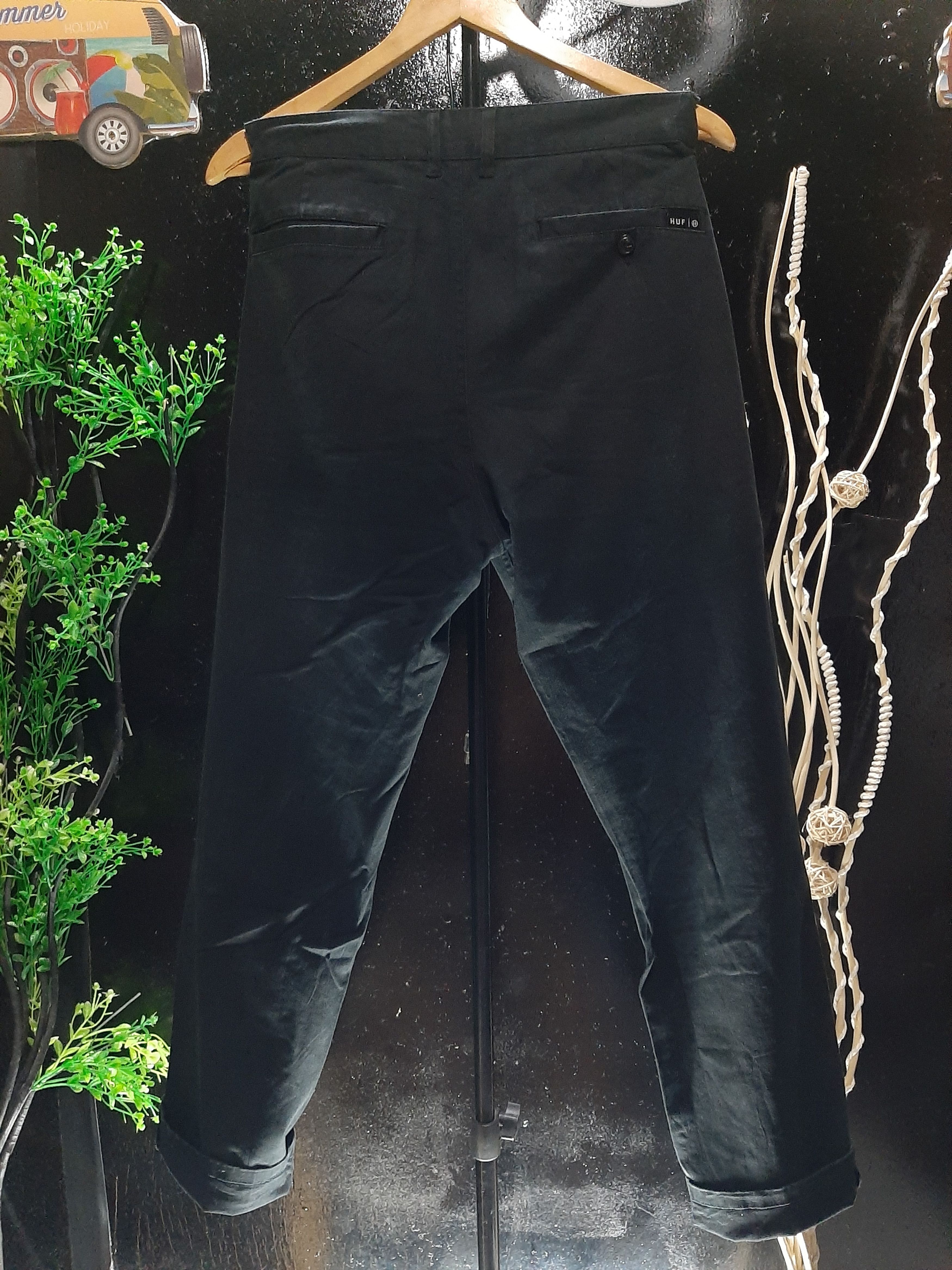 Huf HUF CASUAL BLACK PANTS Size US 32 / EU 48 - 3 Thumbnail
