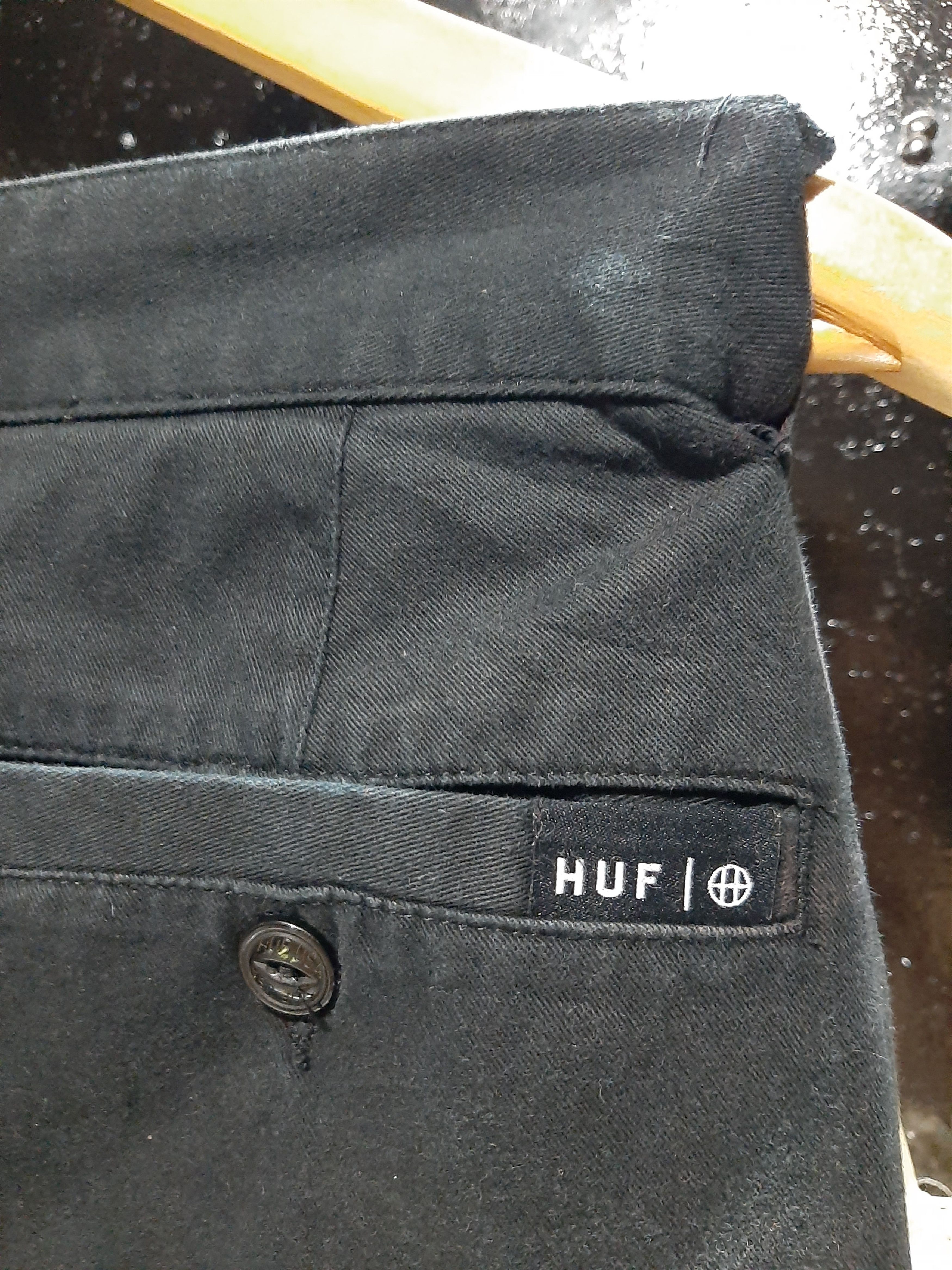 Huf HUF CASUAL BLACK PANTS Size US 32 / EU 48 - 5 Thumbnail