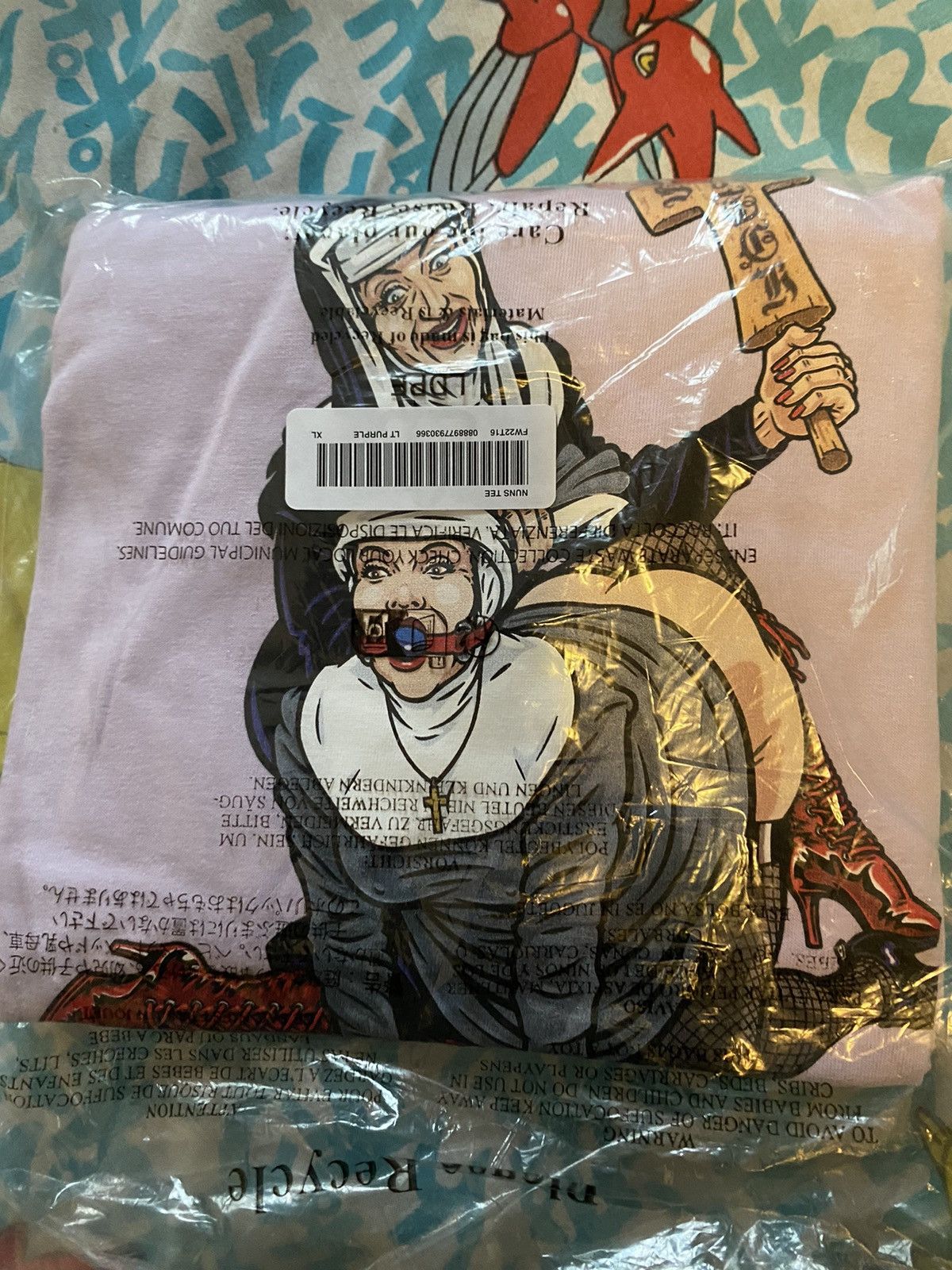 Supreme Supreme Nuns Tee XL Light Purple Sean Cliver Size US XL / EU 56 / 4 - 3 Thumbnail