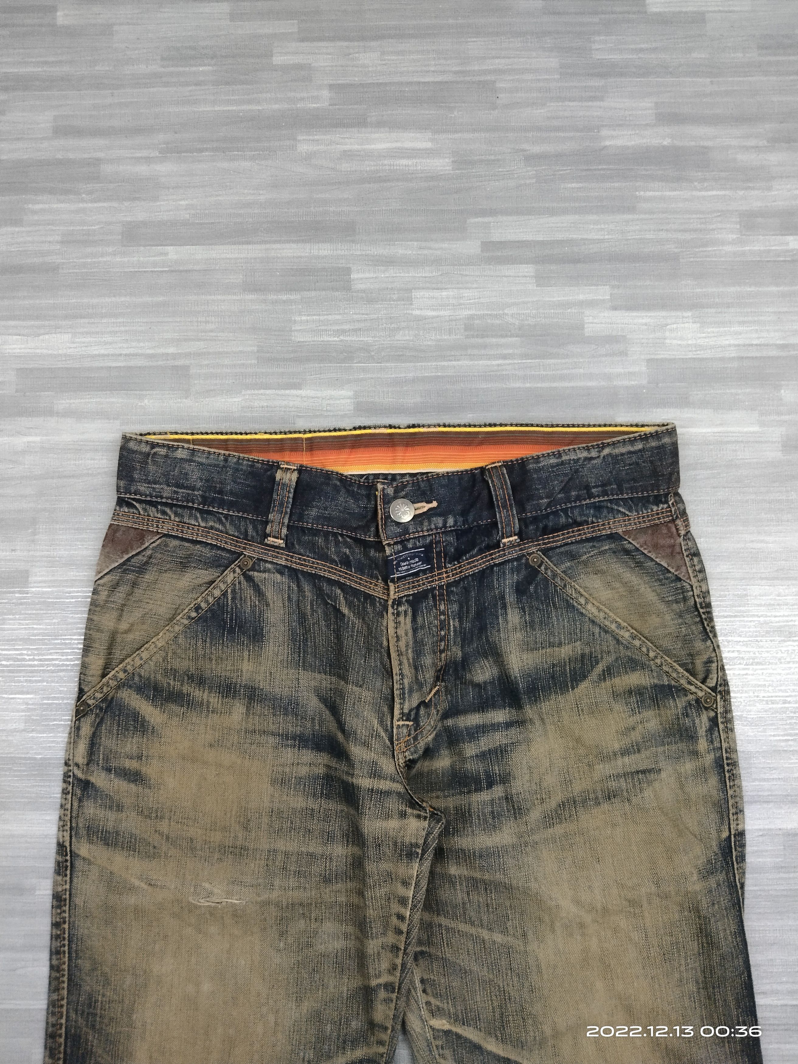 Edwin THRASH RUSTY EDWIN BLUE TRIP DENIM PANTS Size US 34 / EU 50 - 4 Thumbnail