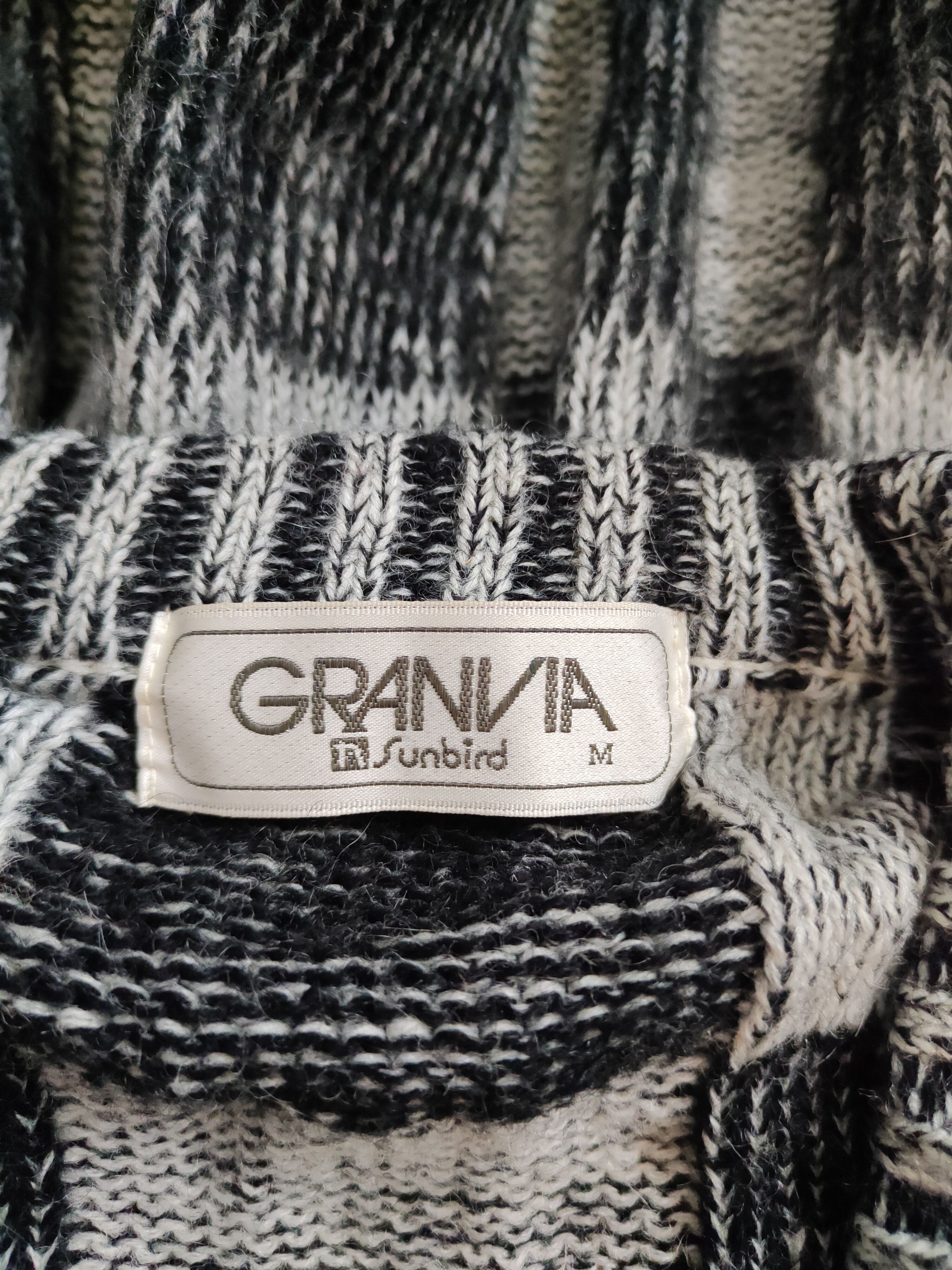 Granvia Sunbird Black/Gray Knitwear Sweatshirt #197B
