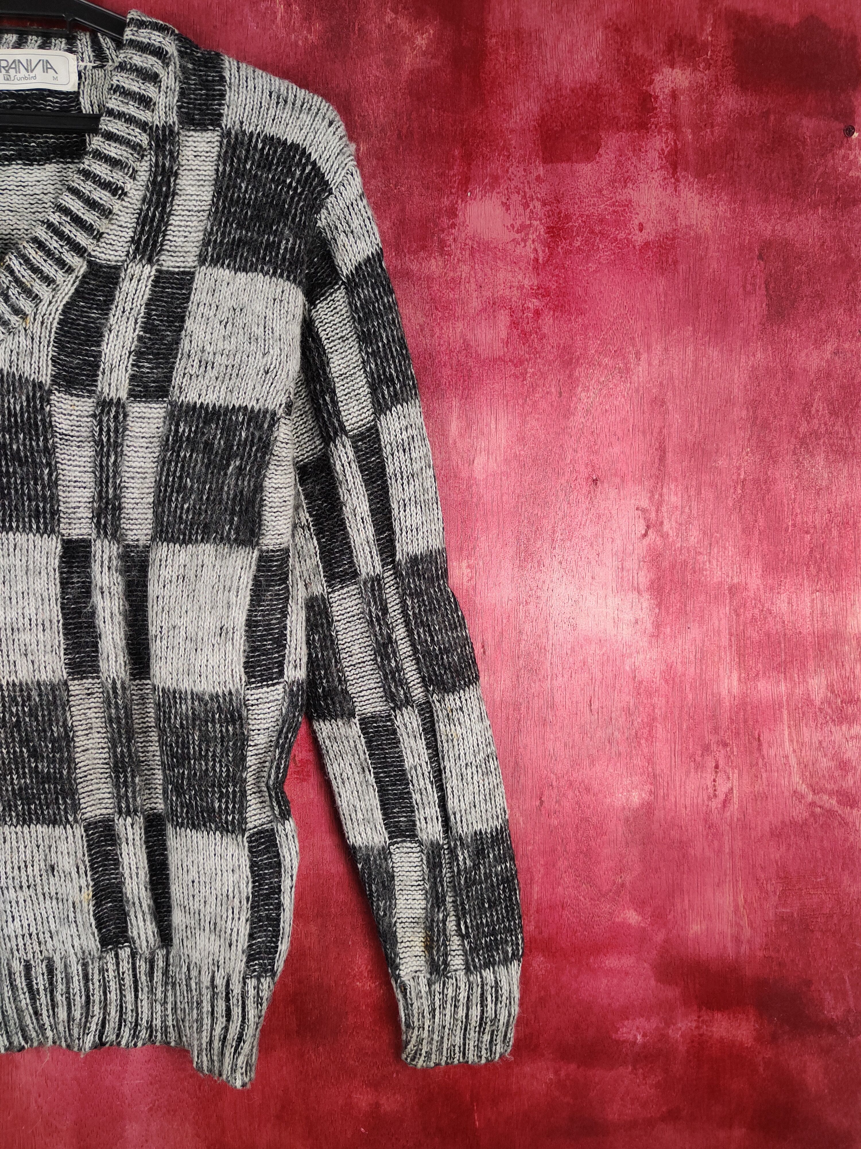 Granvia Sunbird Black/Gray Knitwear Sweatshirt #197B