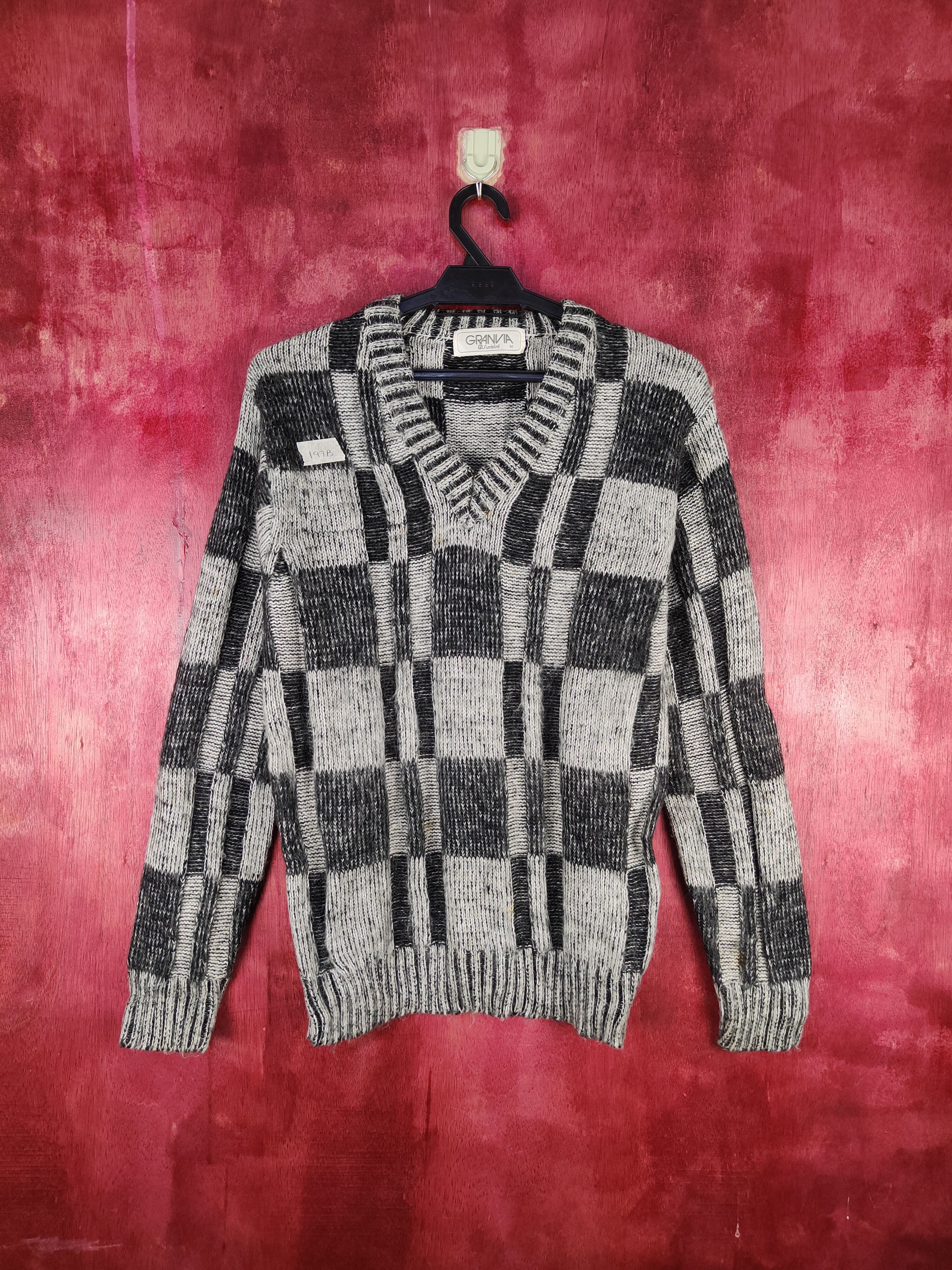 Granvia Sunbird Black/Gray Knitwear Sweatshirt #197B