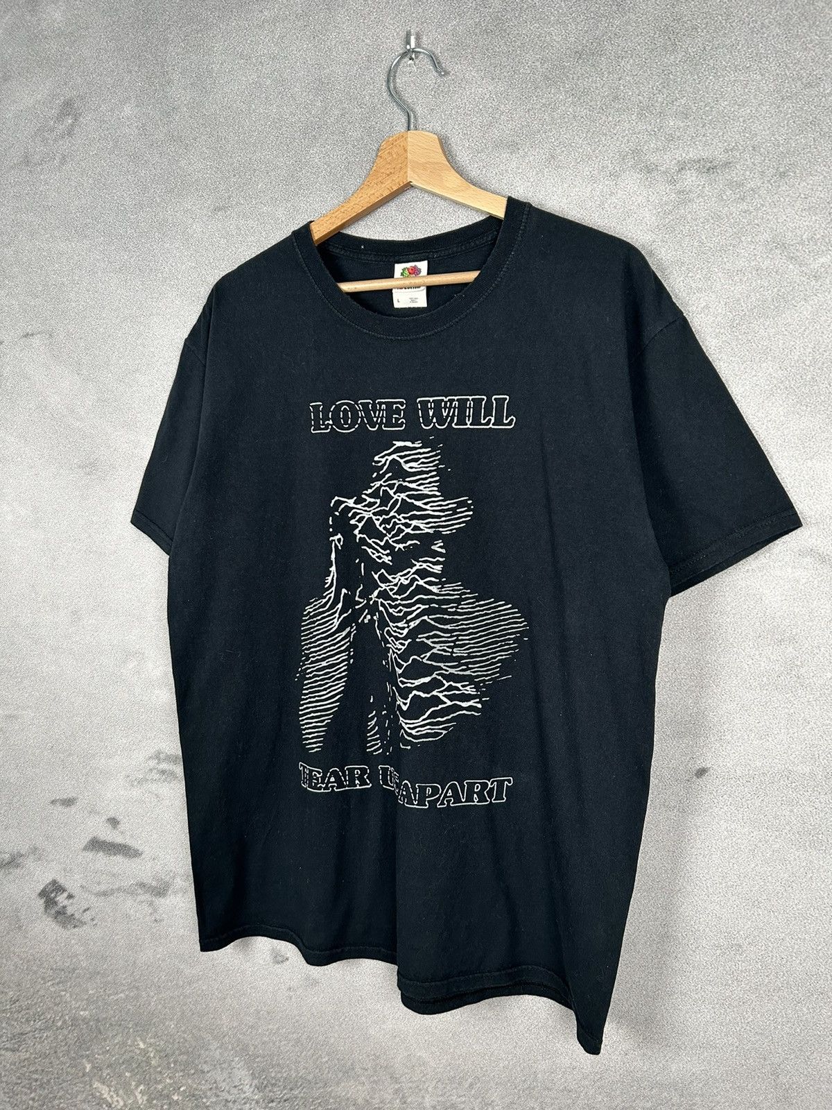 Band Tees × Vintage Vintage Joy Division Graphic Tee Love Will Tear Us Apart Size US L / EU 52-54 / 3 - 2 Thumbnail