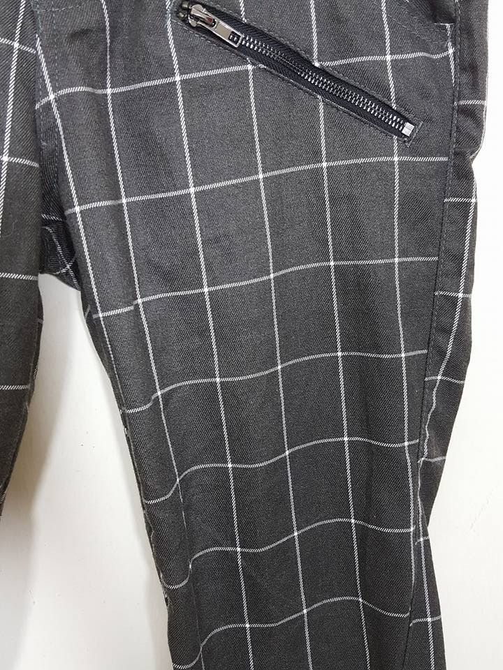 Designer × Japanese Brand Japanese COMON GOLF Grid Plaid Zipper Streetwear Pants Size US 34 / EU 50 - 11 Thumbnail