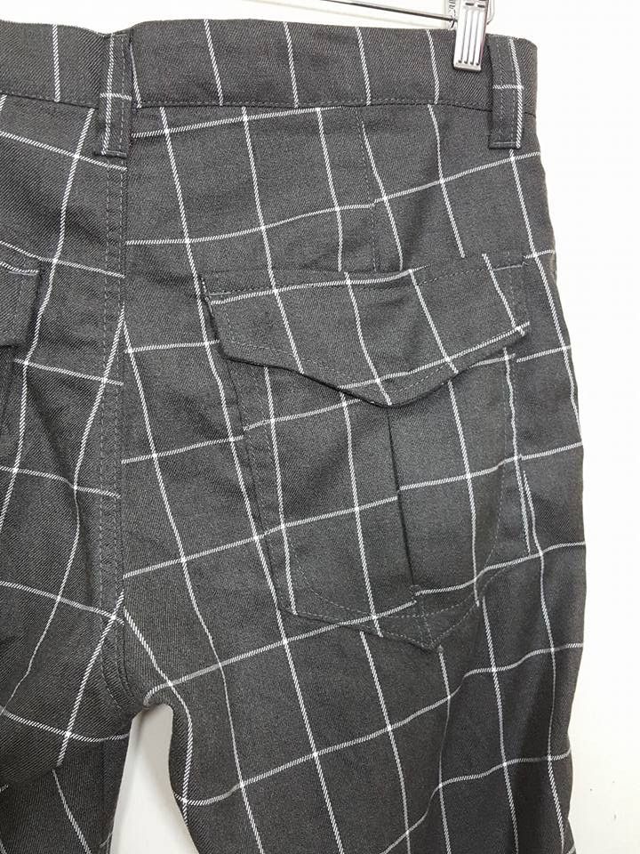 Designer × Japanese Brand Japanese COMON GOLF Grid Plaid Zipper Streetwear Pants Size US 34 / EU 50 - 7 Thumbnail