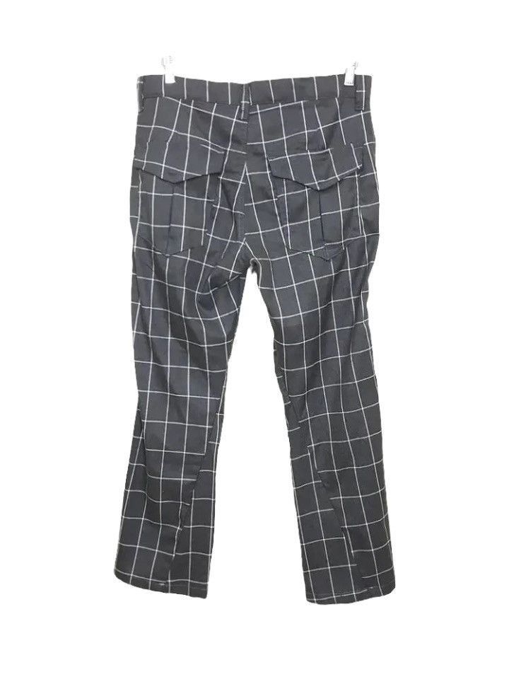 Designer × Japanese Brand Japanese COMON GOLF Grid Plaid Zipper Streetwear Pants Size US 34 / EU 50 - 2 Thumbnail