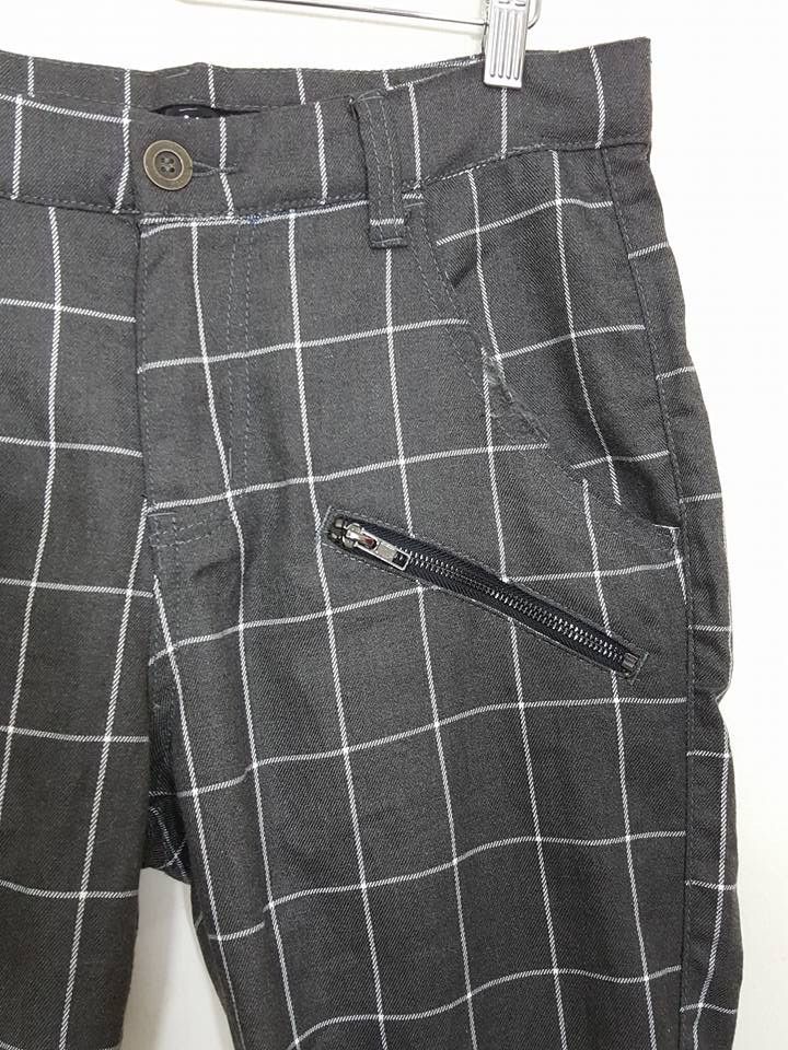 Designer × Japanese Brand Japanese COMON GOLF Grid Plaid Zipper Streetwear Pants Size US 34 / EU 50 - 4 Thumbnail