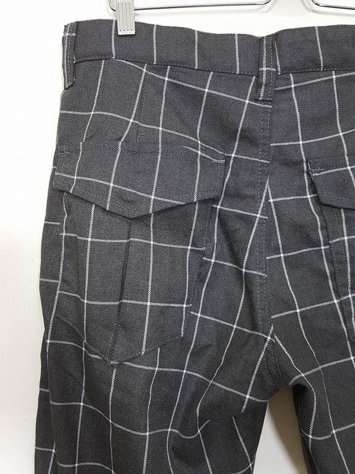Designer × Japanese Brand Japanese COMON GOLF Grid Plaid Zipper Streetwear Pants Size US 34 / EU 50 - 6 Thumbnail