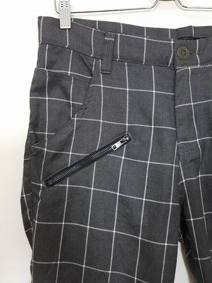 Designer × Japanese Brand Japanese COMON GOLF Grid Plaid Zipper Streetwear Pants Size US 34 / EU 50 - 3 Thumbnail