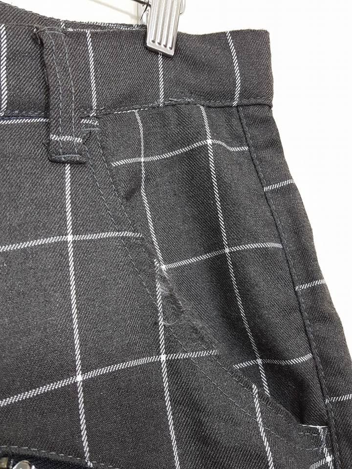 Designer × Japanese Brand Japanese COMON GOLF Grid Plaid Zipper Streetwear Pants Size US 34 / EU 50 - 5 Thumbnail