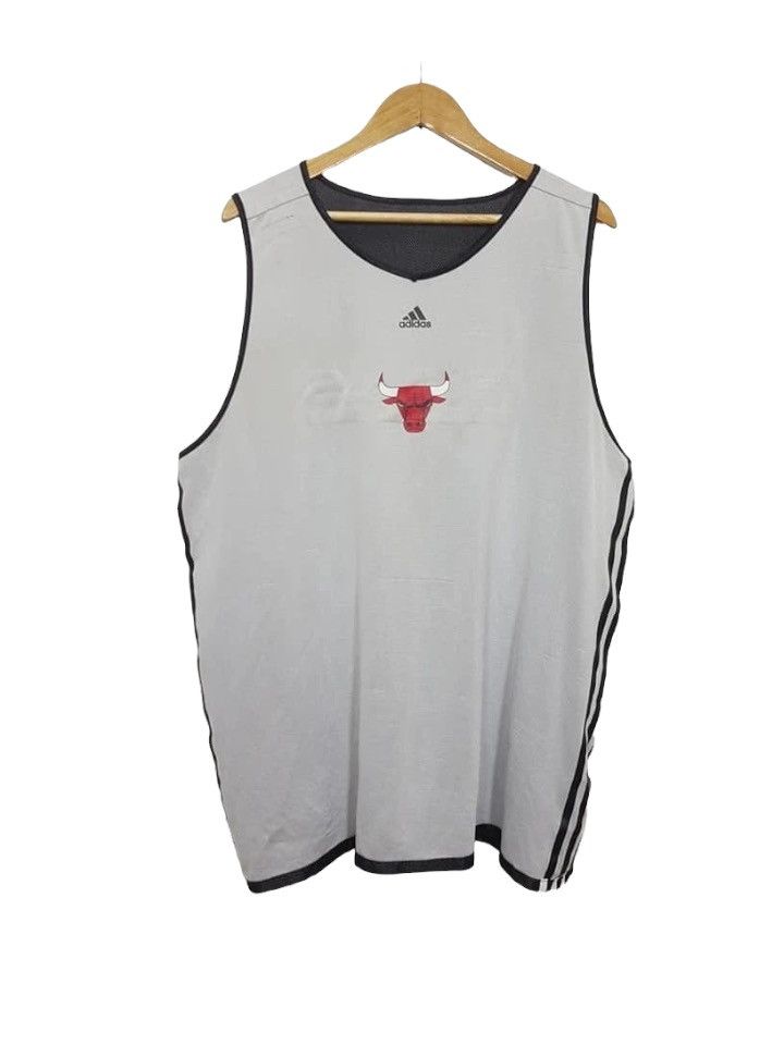 Adidas × NBA Revesible Adidas NBA Chicago Bulls Tank Top Jersey Size US XL / EU 56 / 4 - 2 Thumbnail