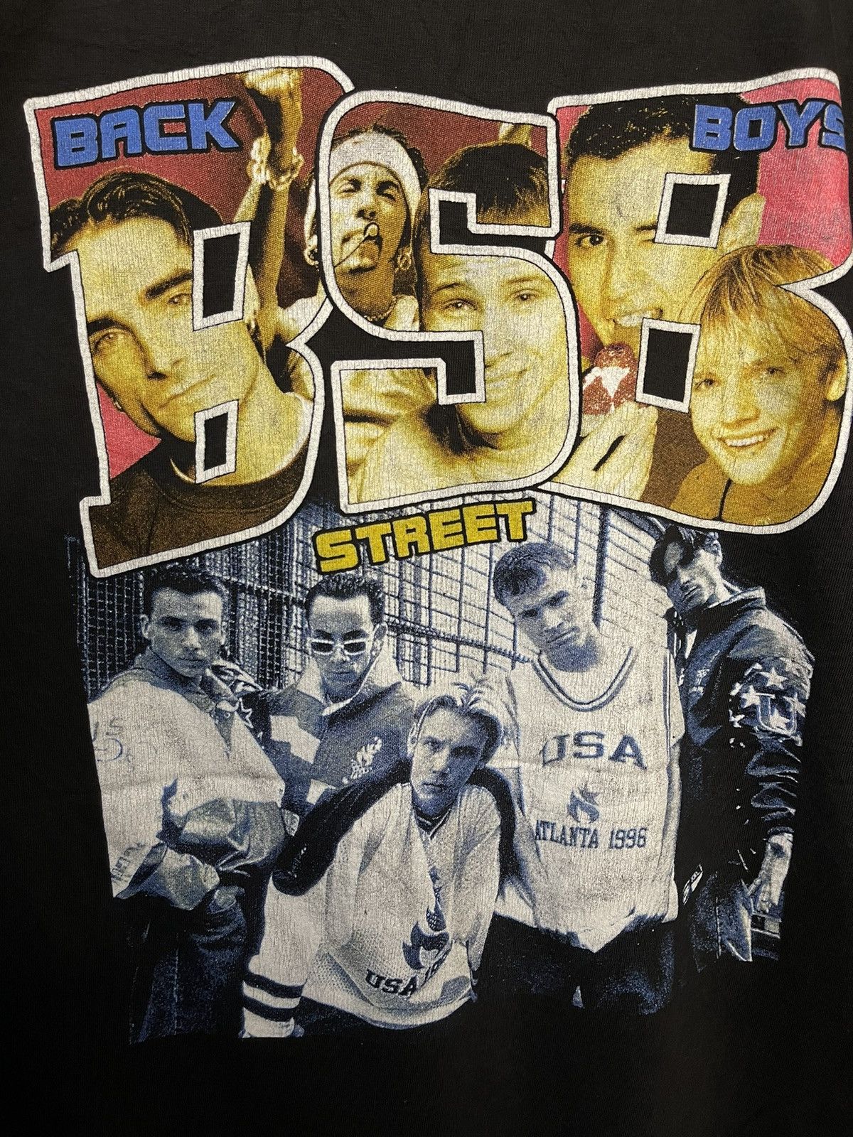 Band Tees × Vintage Vintage 90s Backstreet Boys Tour T Shirt Size US XL / EU 56 / 4 - 4 Thumbnail