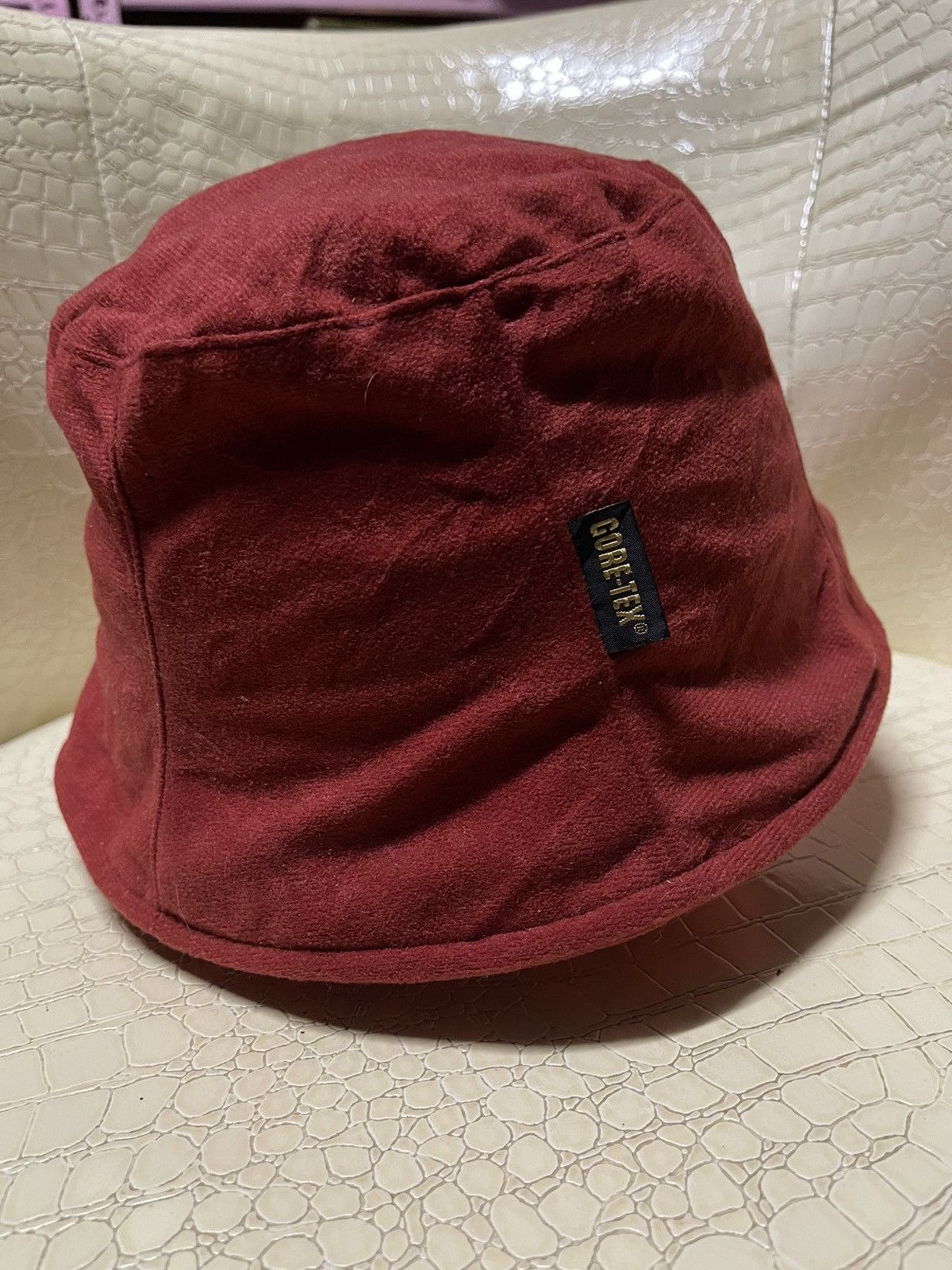 Asics 🔥OFFER TODAY🔥Vintage Asics GORETEX Hats Velvet Size ONE SIZE - 1 Thumbnail