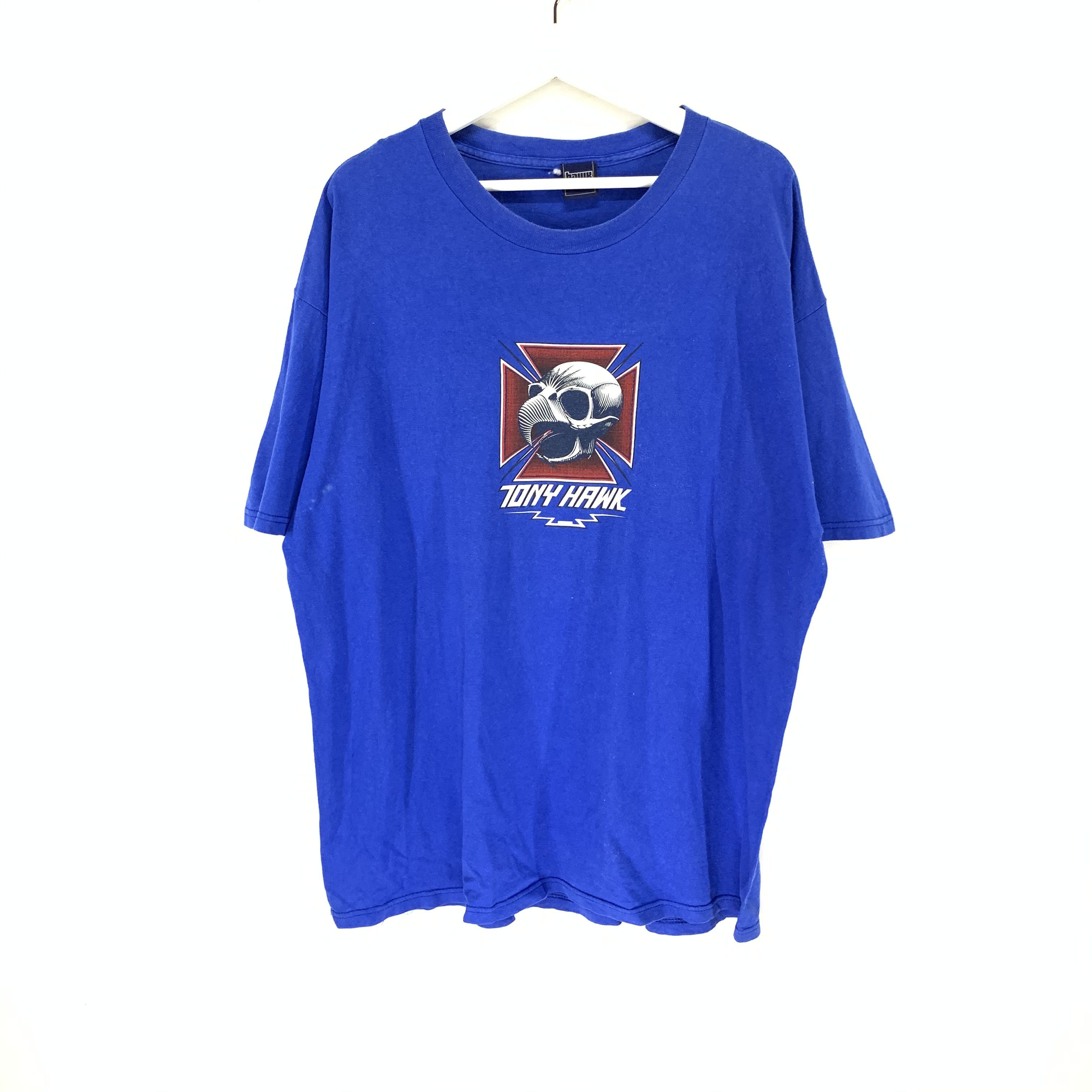 90sTony Hawk ビンテージTシャツ xl TONY Hawk BIRD フェード ブラック