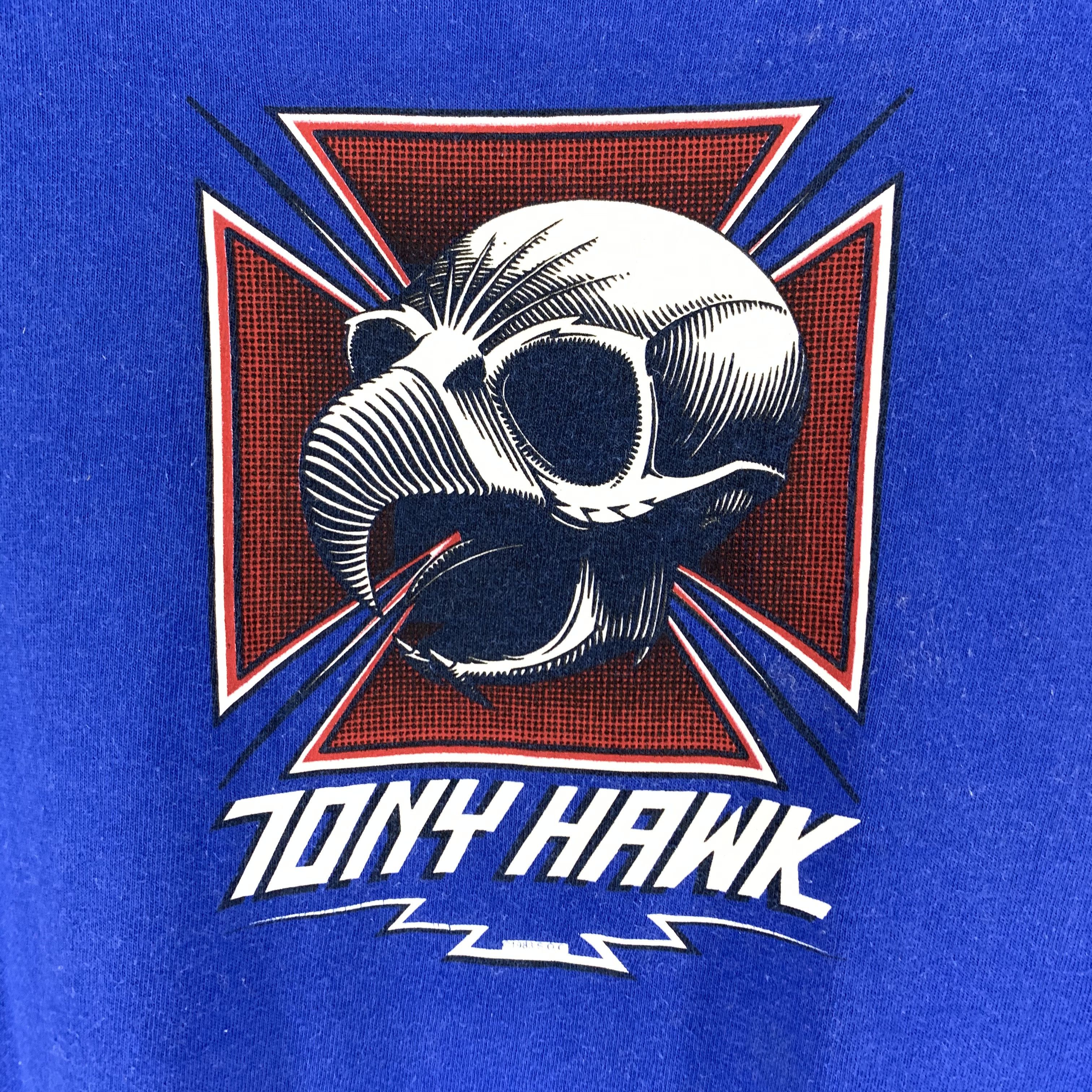 Santa Cruz Skateboards × Tony Hawk × Vintage Tony hawk birdhouse skull logo vtg 90s shirt Size US XL / EU 56 / 4 - 3 Thumbnail