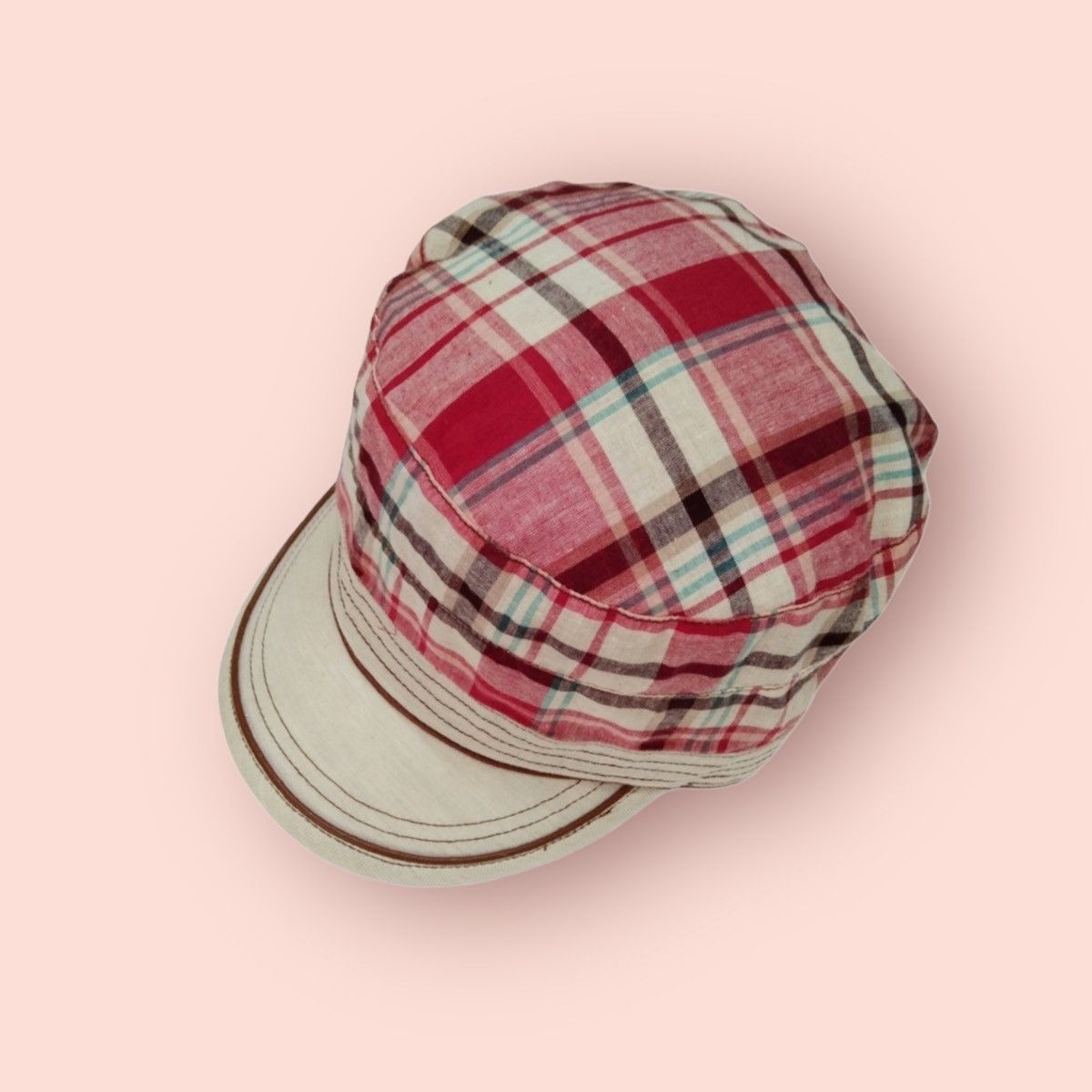 Japanese Brand PLAID ARMY CAP UNKNOWN DESIGNER Size ONE SIZE - 7 Thumbnail