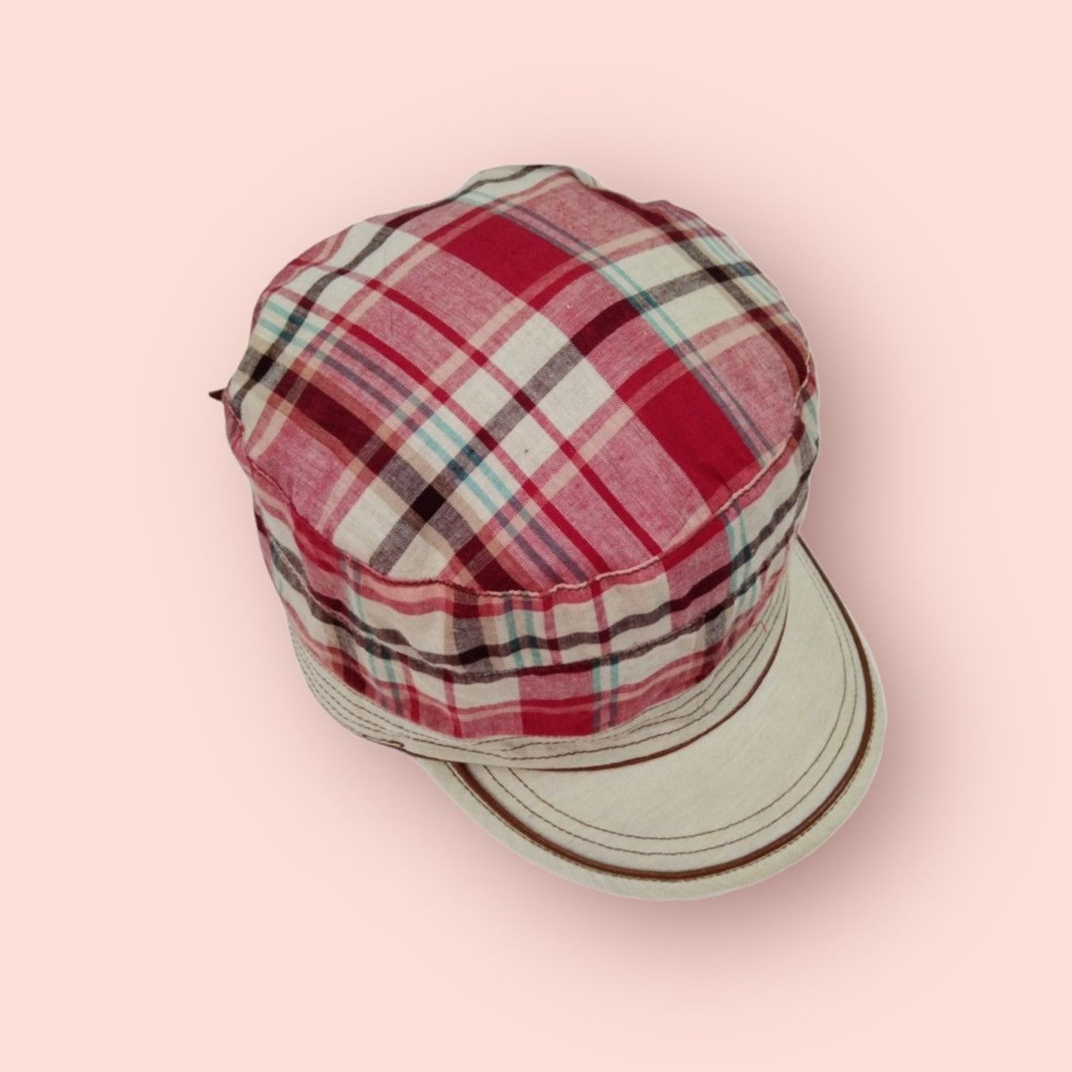 Japanese Brand PLAID ARMY CAP UNKNOWN DESIGNER Size ONE SIZE - 6 Thumbnail