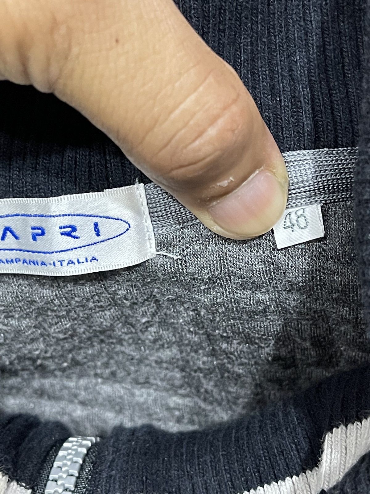 Vintage Vintage Capri Campania-Italia Seven Sea Zipped Sweatshirt Size US L / EU 52-54 / 3 - 16 Thumbnail