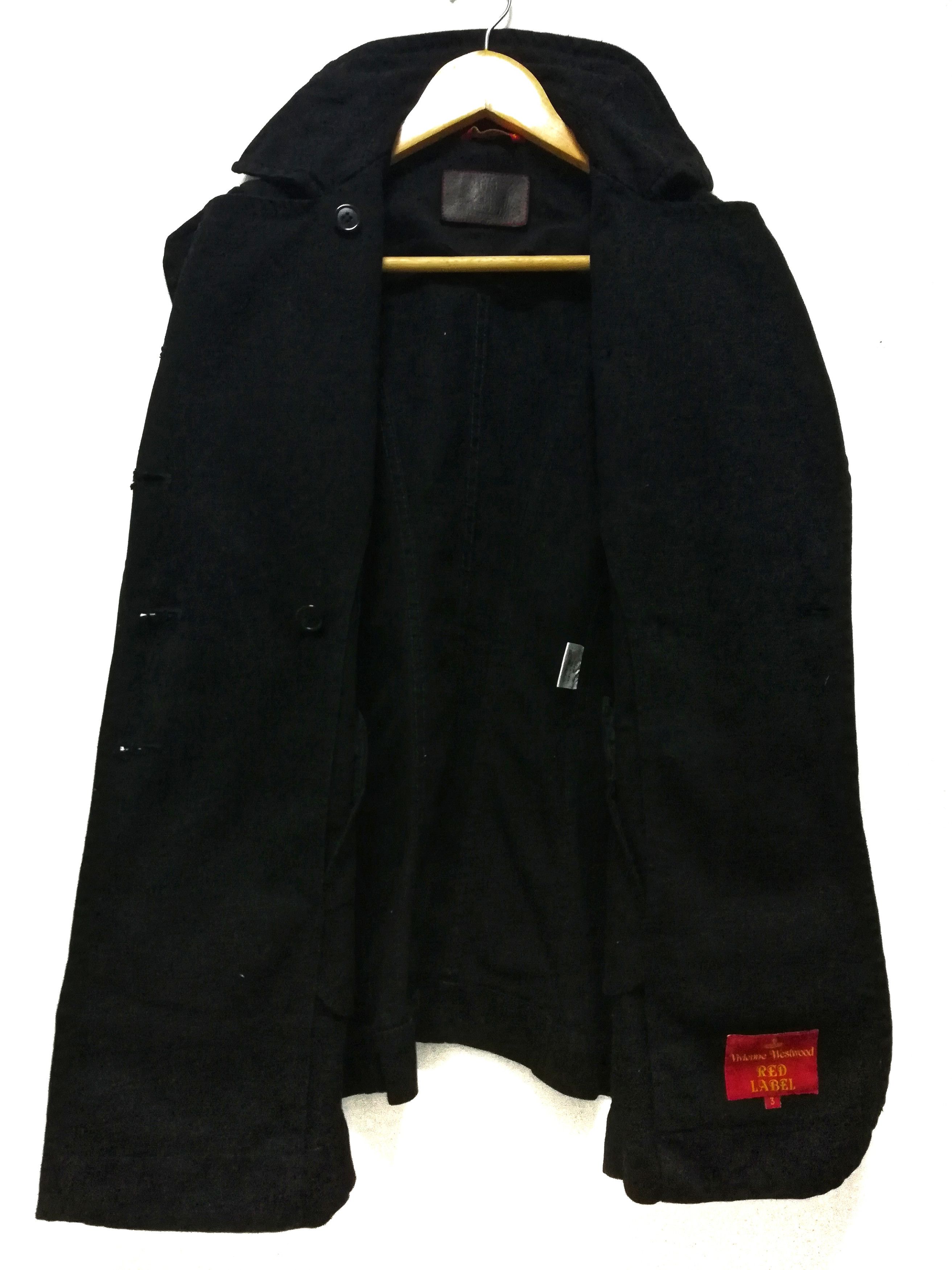 Vivienne Westwood 🔥DOPE🖤 Vivienne Westwood Red Label Logo Denim Coat Jacket Size US XS / EU 42 / 0 - 6 Thumbnail