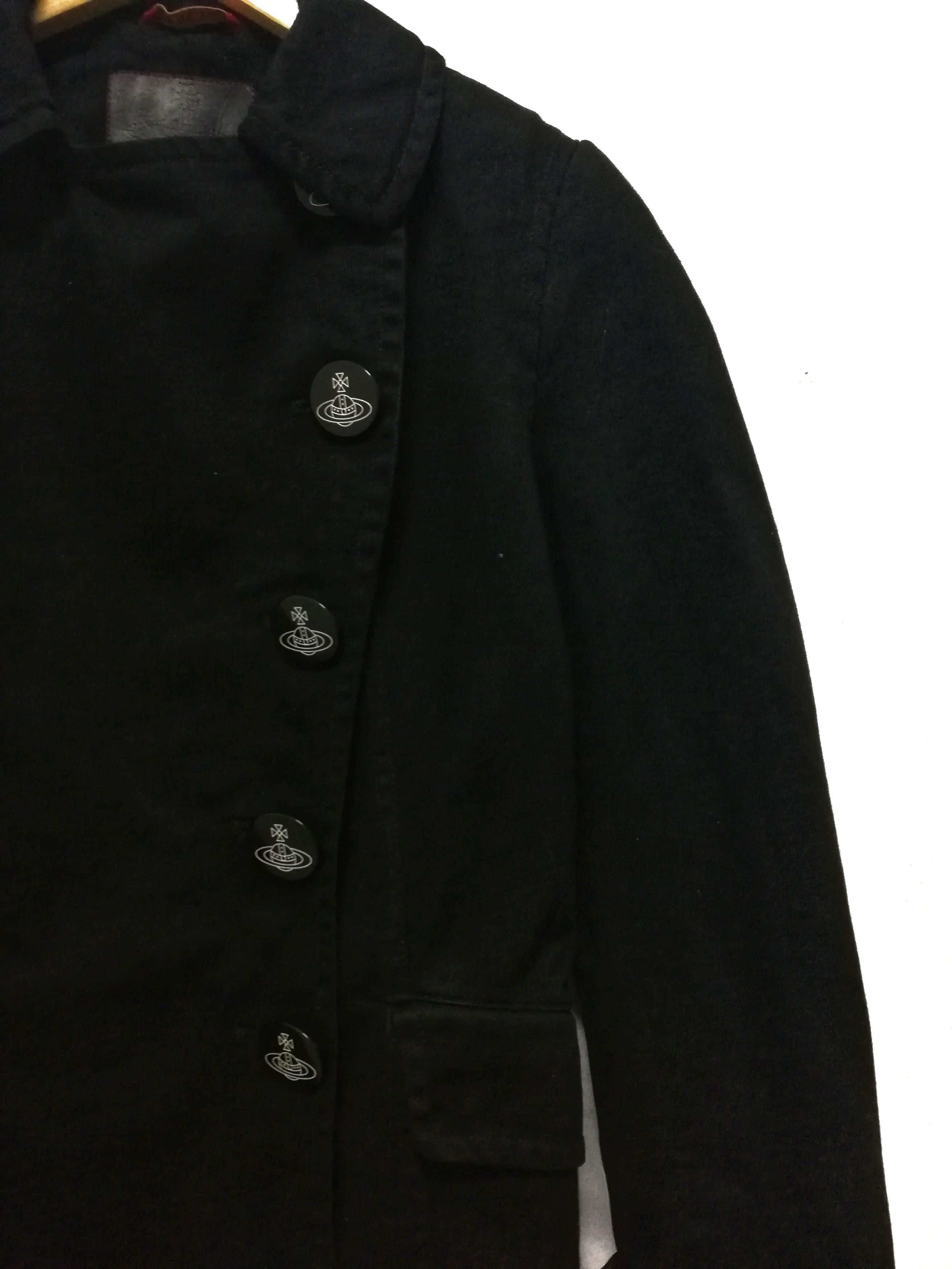 Vivienne Westwood 🔥DOPE🖤 Vivienne Westwood Red Label Logo Denim Coat Jacket Size US XS / EU 42 / 0 - 3 Thumbnail