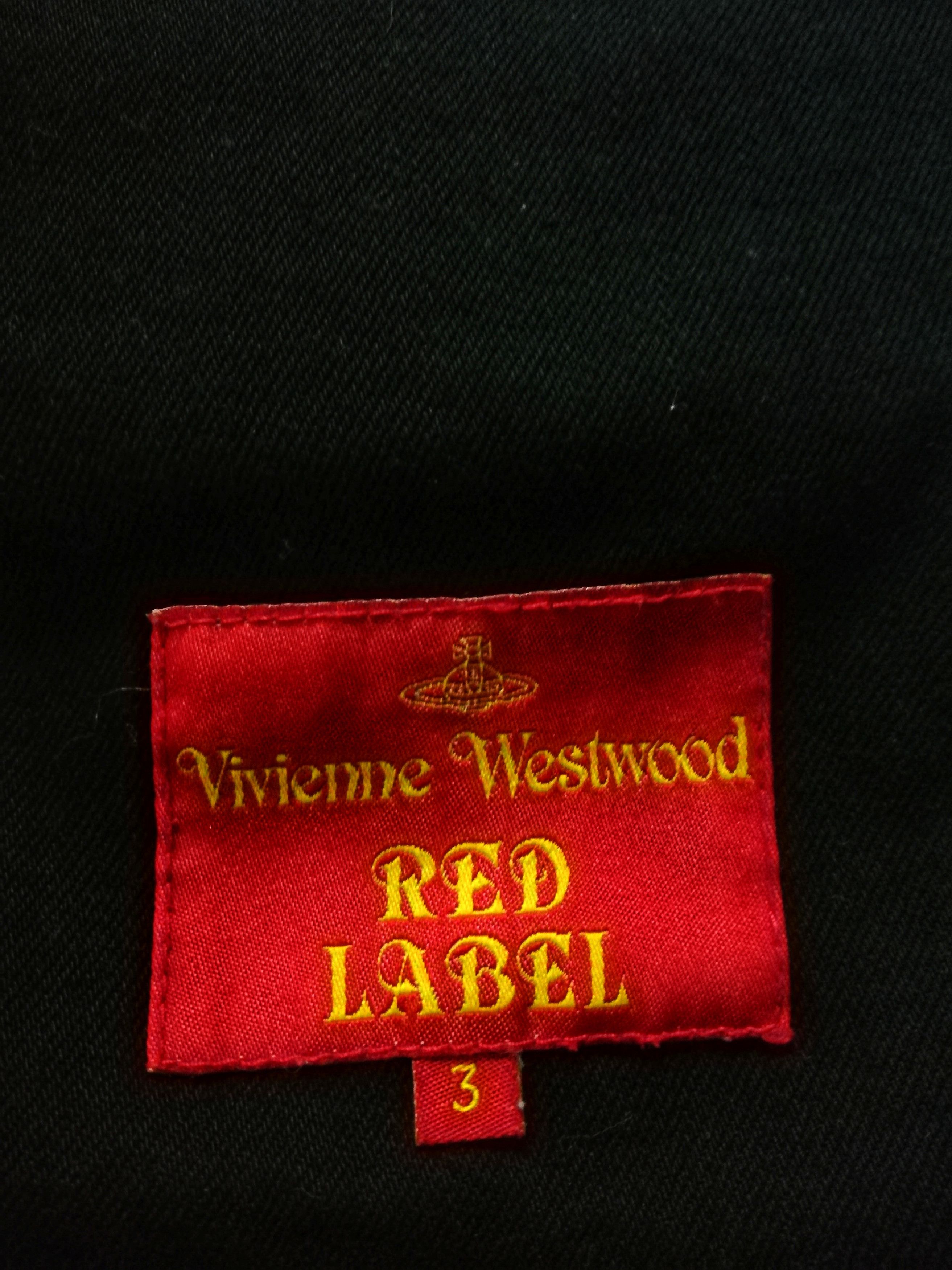 Vivienne Westwood 🔥DOPE🖤 Vivienne Westwood Red Label Logo Denim Coat Jacket Size US XS / EU 42 / 0 - 7 Thumbnail
