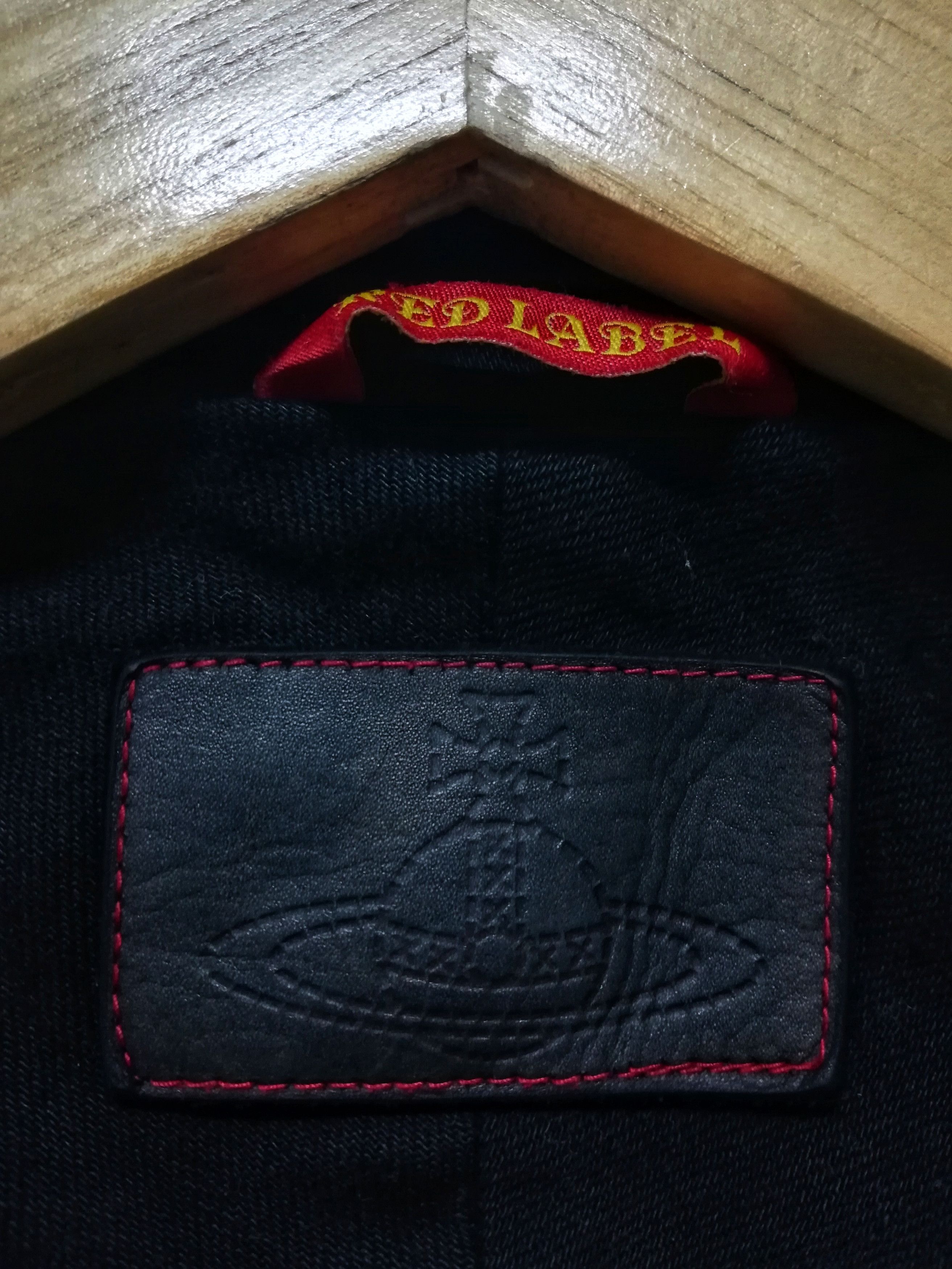 Vivienne Westwood 🔥DOPE🖤 Vivienne Westwood Red Label Logo Denim Coat Jacket Size US XS / EU 42 / 0 - 8 Thumbnail