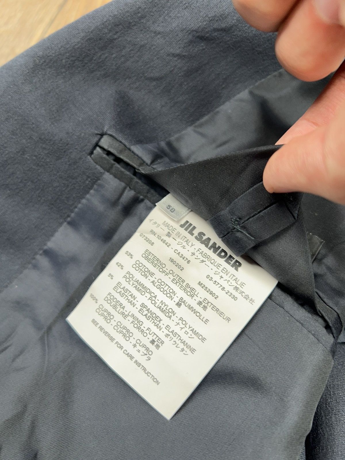 Jil Sander Vintage Jil Sander Nylon Suit Blazer Pants Raf Simons Era Size 40R - 11 Thumbnail