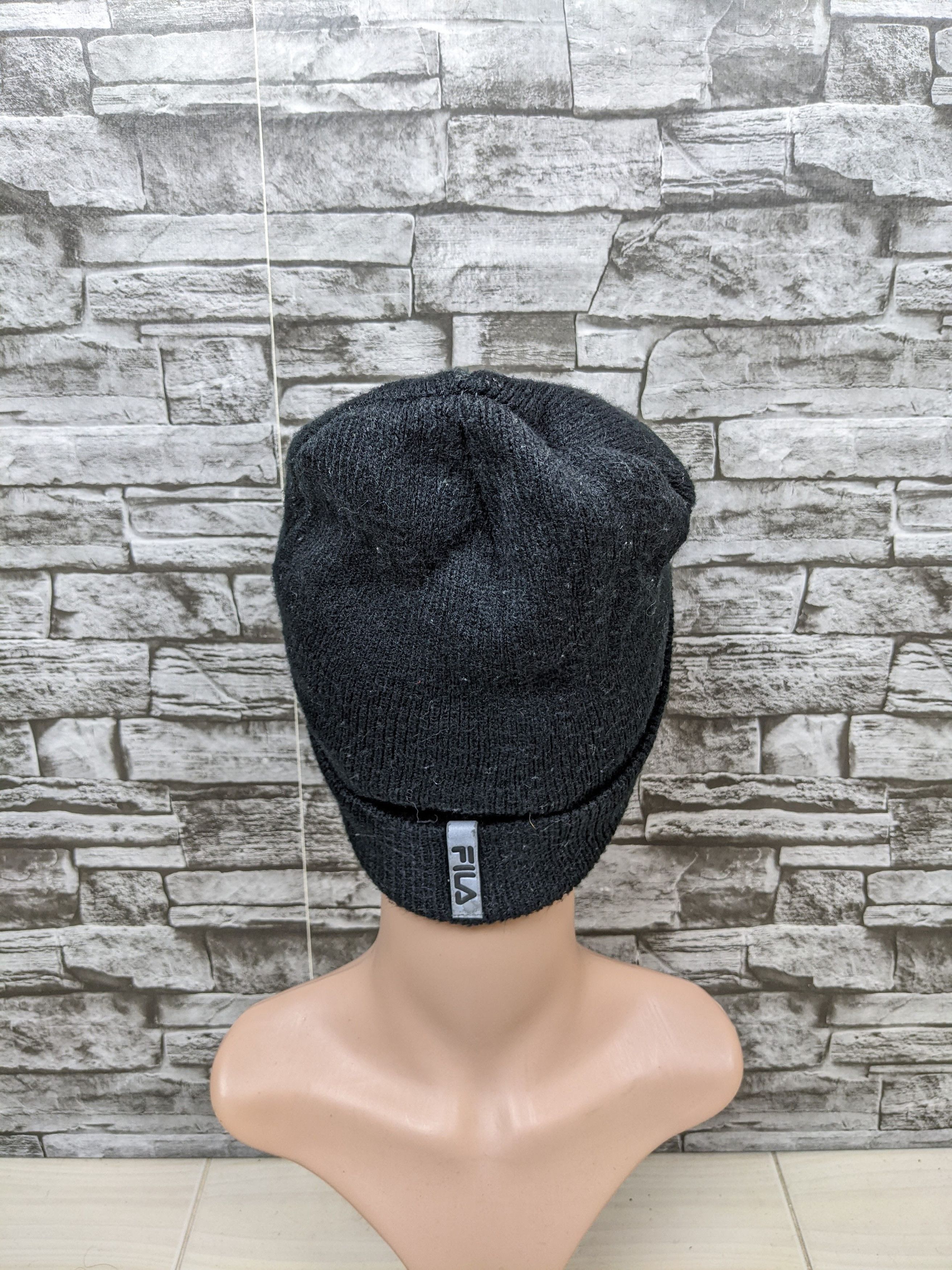 Fila Vintage Fila Plain Beanie Hat Cap Snowcap Size ONE SIZE - 2 Thumbnail