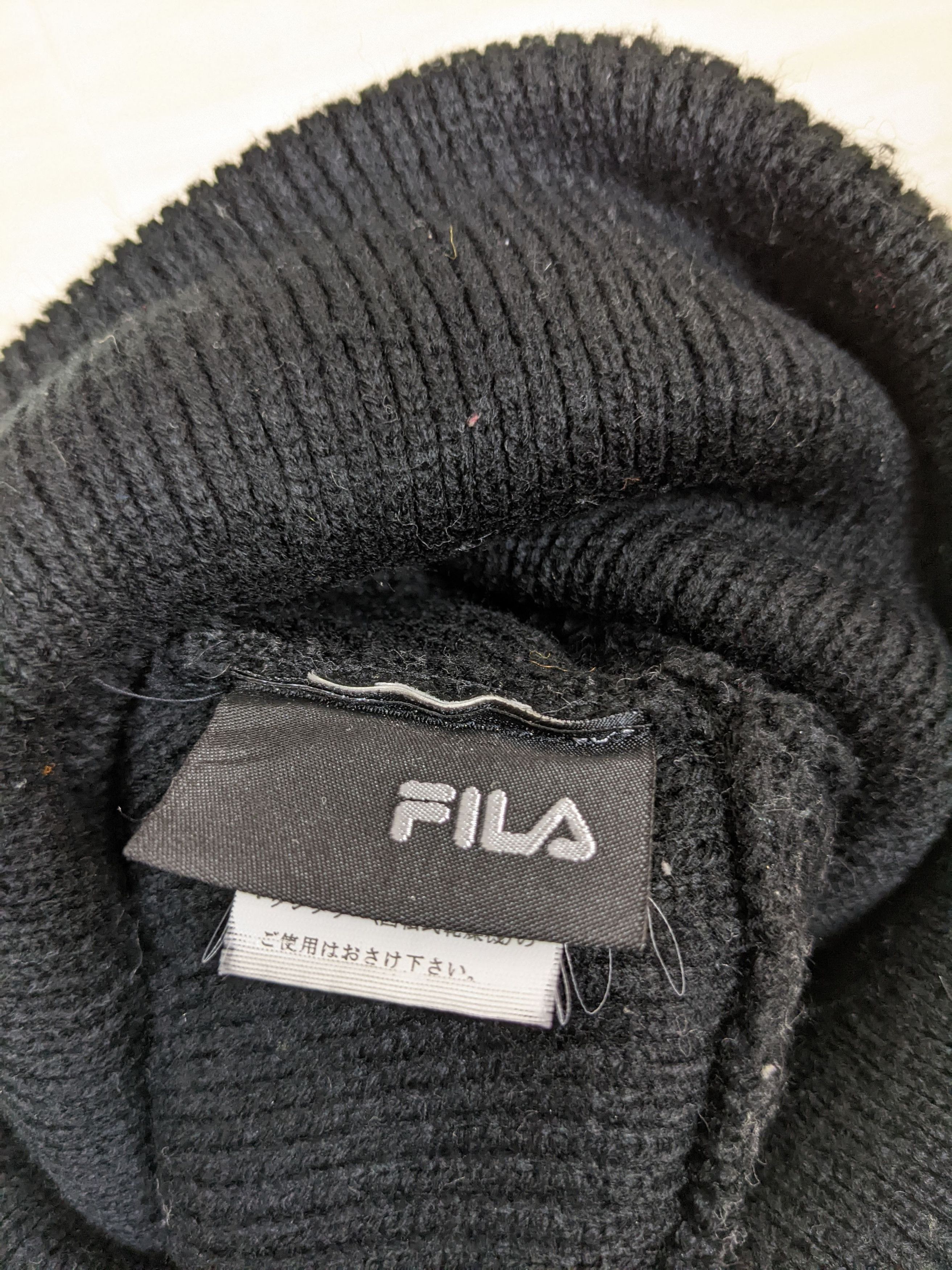 Fila Vintage Fila Plain Beanie Hat Cap Snowcap Size ONE SIZE - 3 Thumbnail