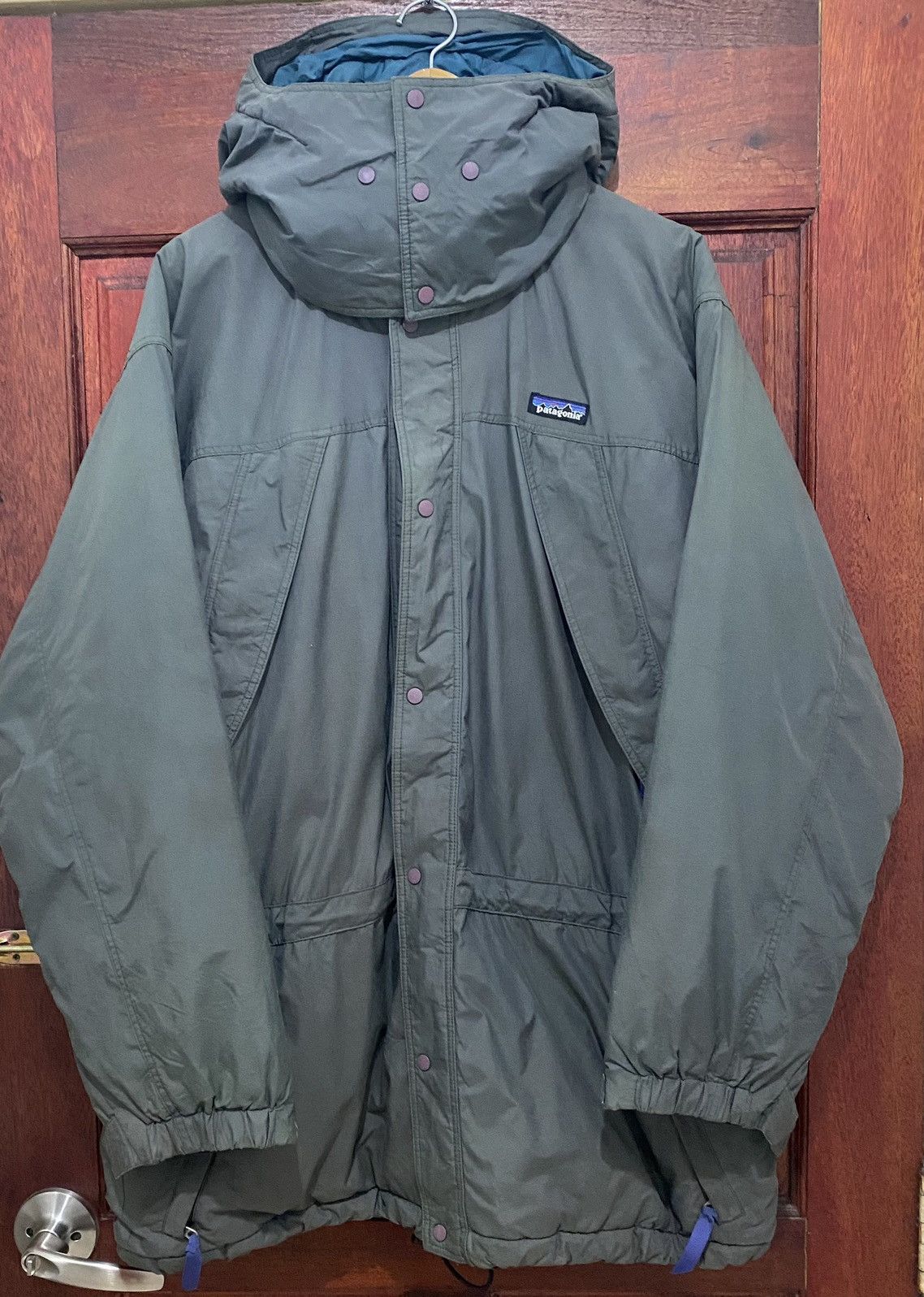 image of Patagonia Down Jacket Winter Session in Grey, Men's (Size Medium)