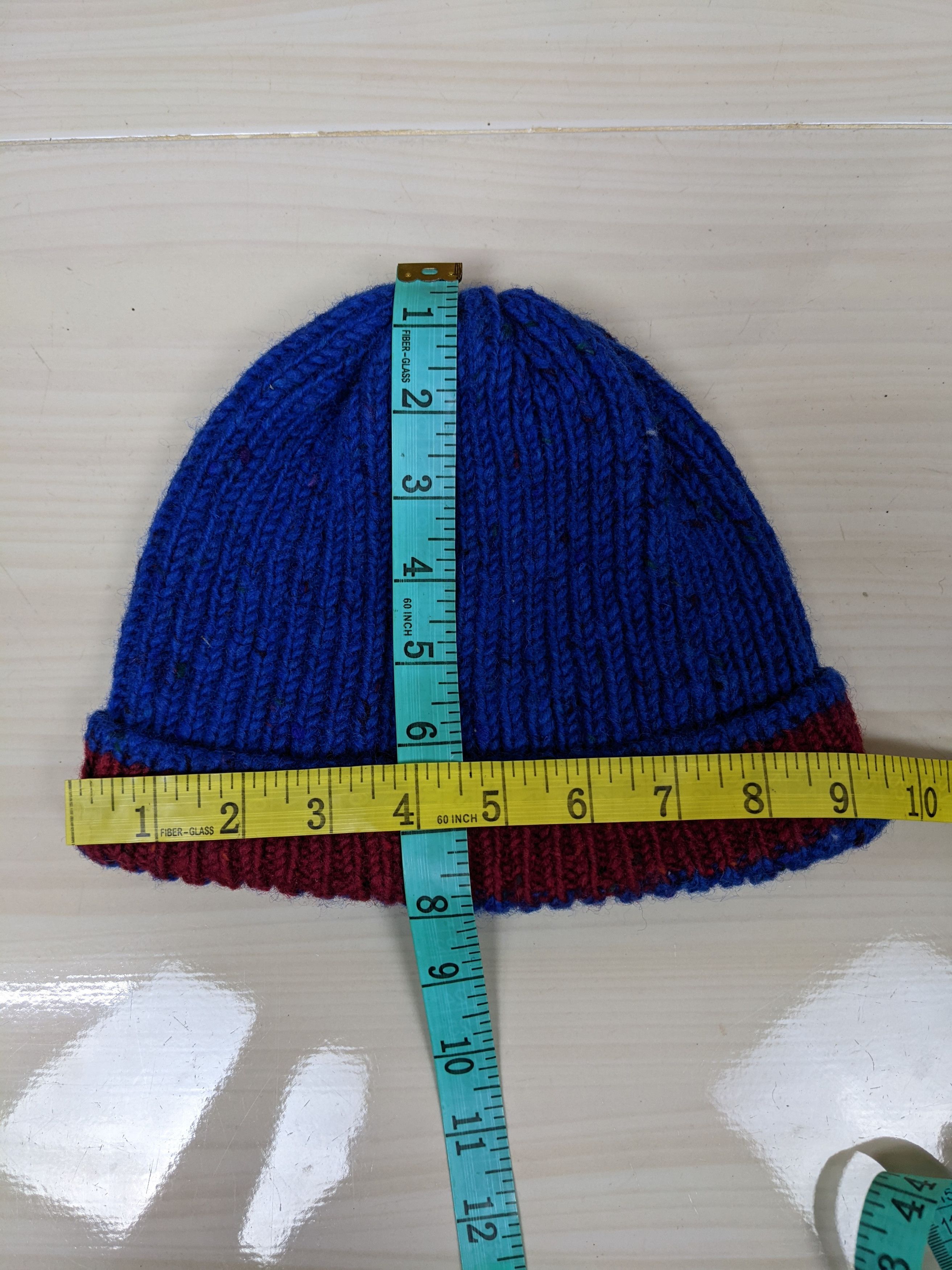 Vintage Vintage Ireland Pure New Wool Beanie Hat Cap Snowcap Size ONE SIZE - 6 Thumbnail