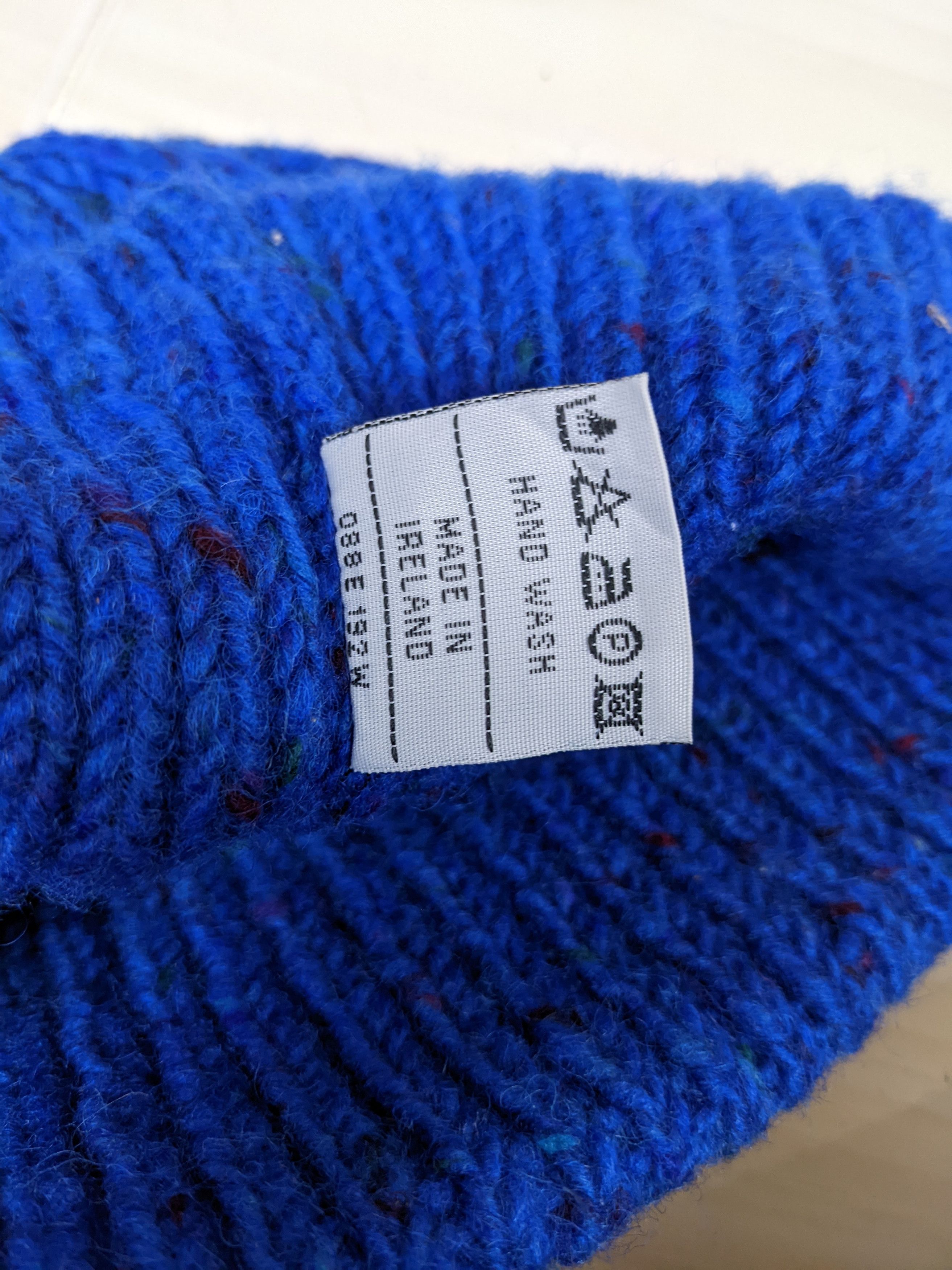 Vintage Vintage Ireland Pure New Wool Beanie Hat Cap Snowcap Size ONE SIZE - 5 Thumbnail