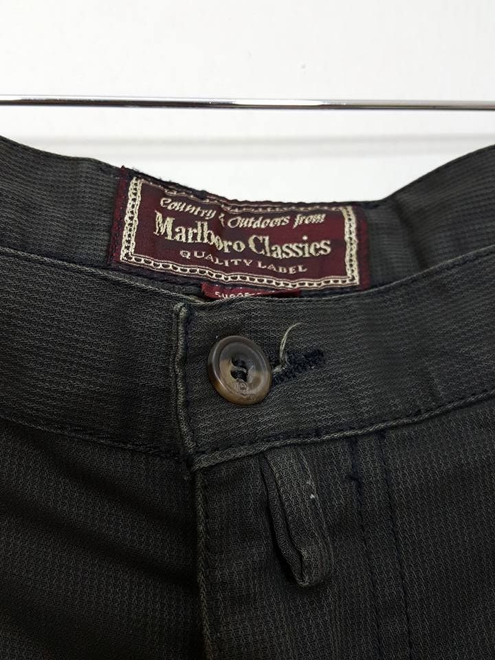 Marlboro Classics MADE IN ITALY Marlboro Classics Loose Fit Trousers Pants Size US 35 - 9 Thumbnail