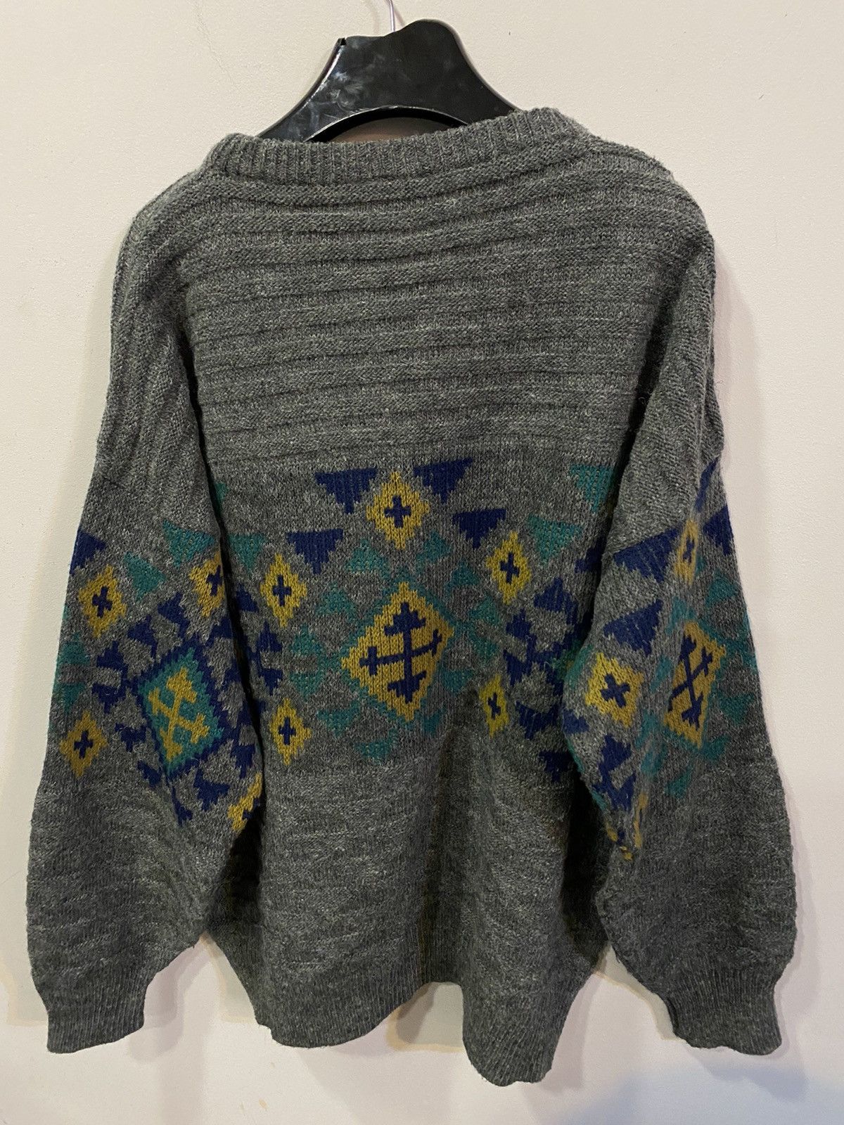 Yves Saint Laurent 90s Wool YSL Sweater Soft Grey Vintage Yves Saint Laurent Size US XL / EU 56 / 4 - 13 Thumbnail
