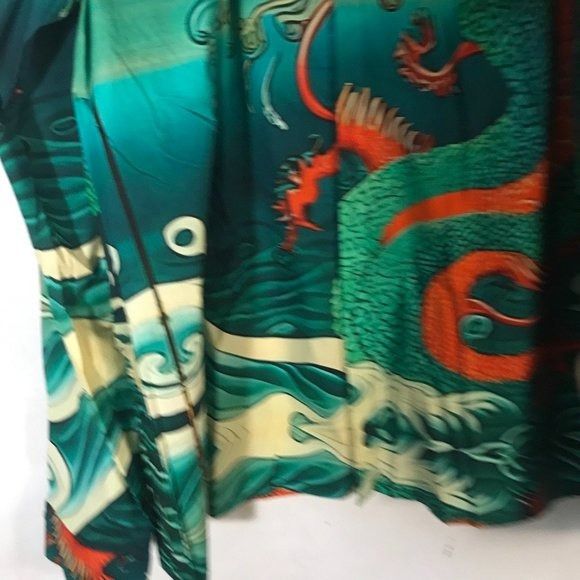 Other Dragon Cotton Dress Shirt Mens 3XL Vibrant 3X Gift Mans Clu Size US XXL / EU 58 / 5 - 5 Thumbnail