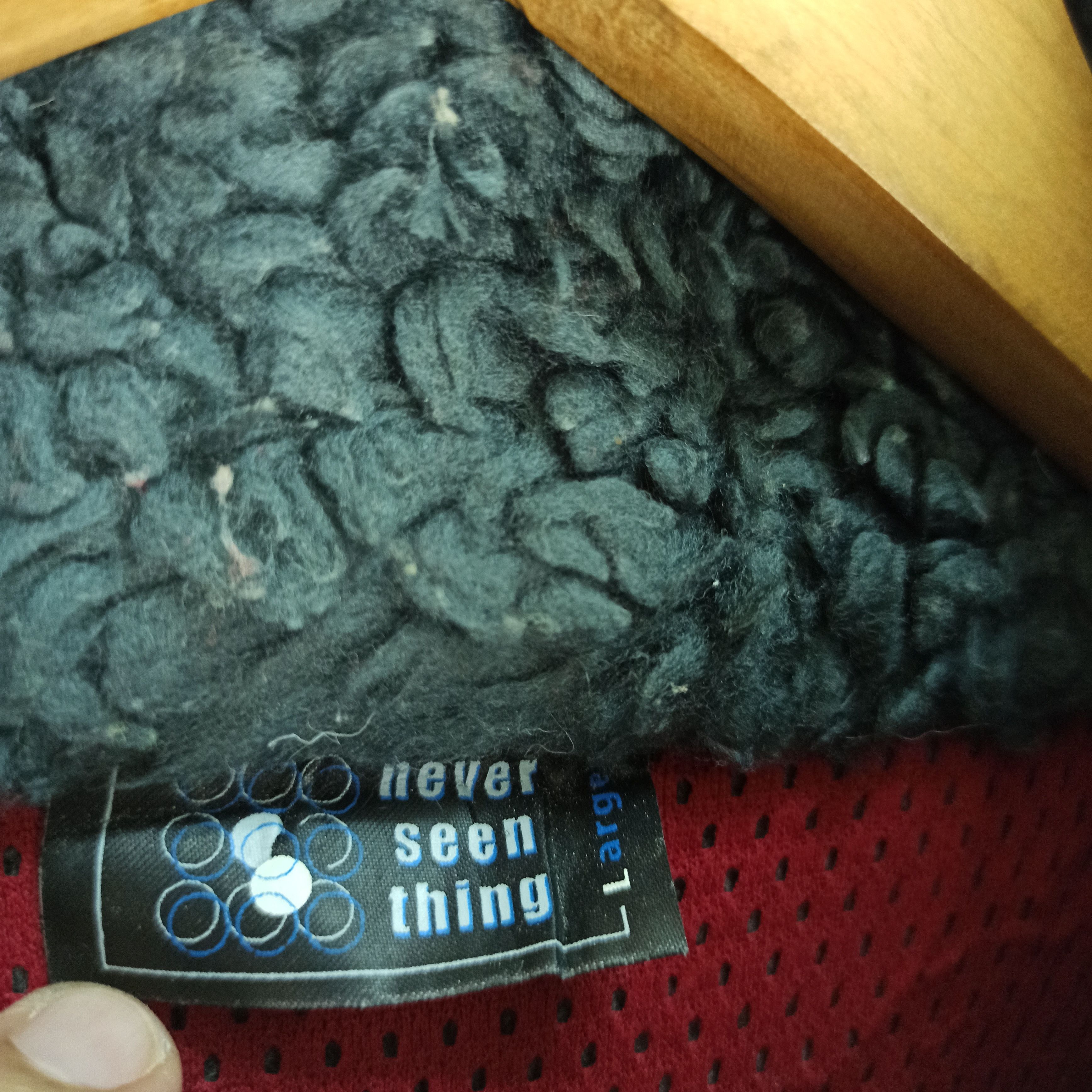If Six Was Nine Rare Fleece Deep Pile Style Design By Never Seen Thing Size US L / EU 52-54 / 3 - 8 Thumbnail