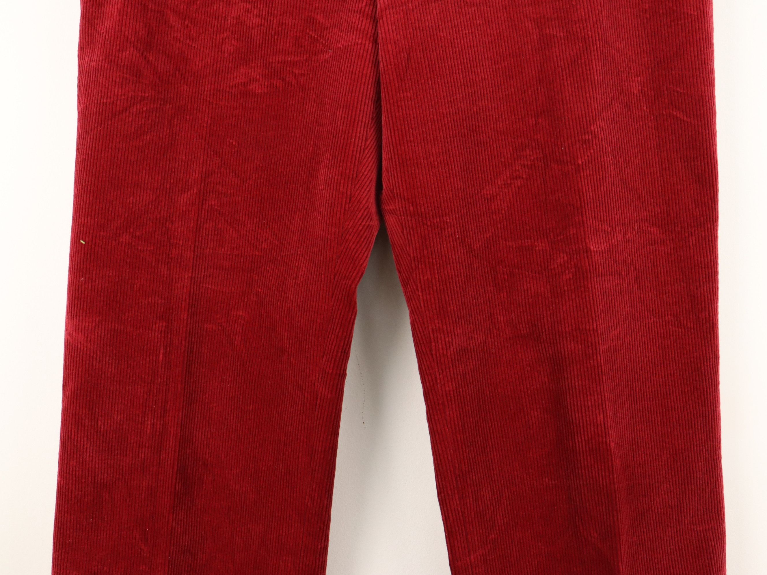 Polo Ralph Lauren × Ralph Lauren RL Corduroy Relaxed Wide Stretchable Red Pant Size US 34 / EU 50 - 8 Thumbnail