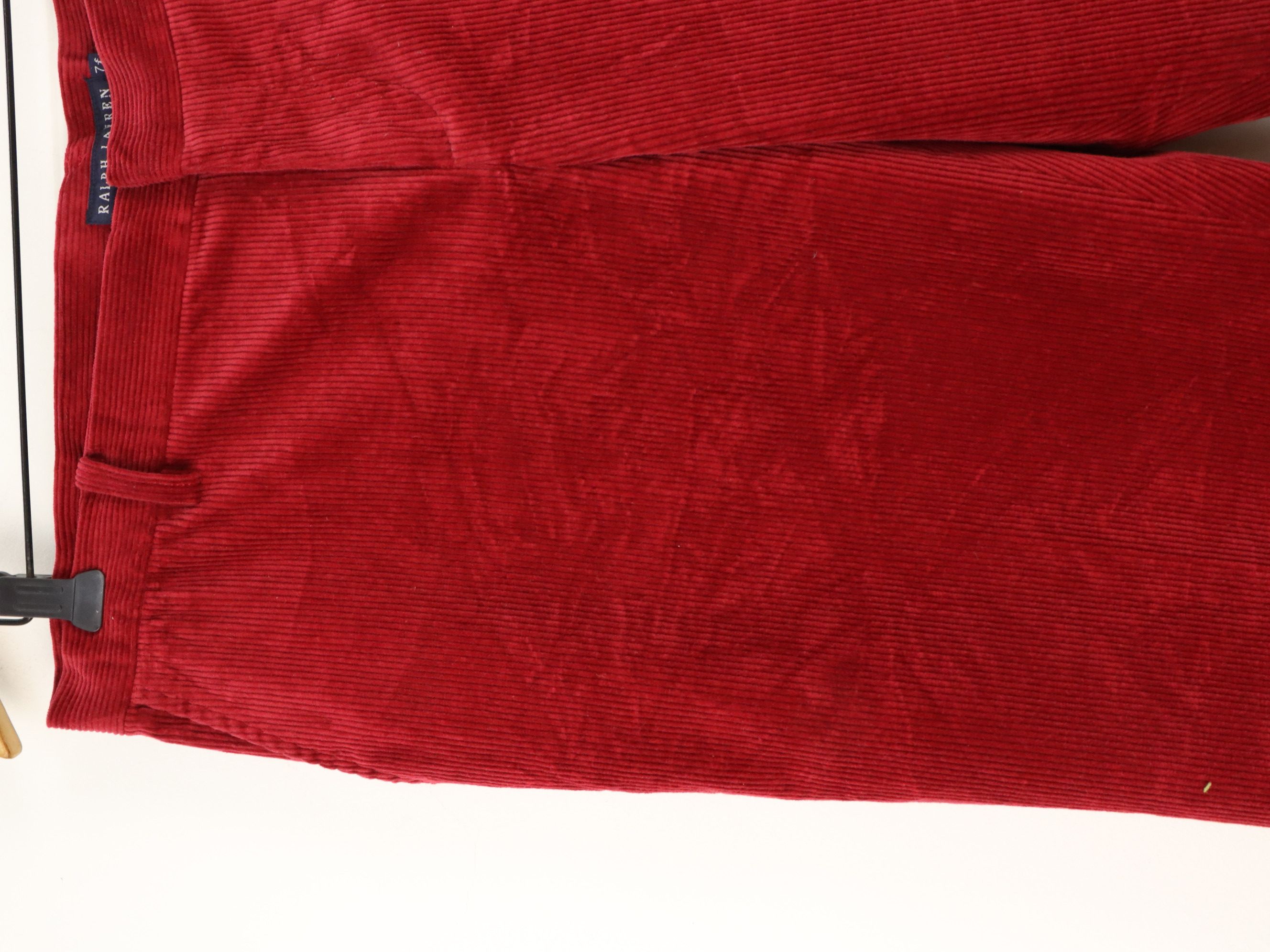 Polo Ralph Lauren × Ralph Lauren RL Corduroy Relaxed Wide Stretchable Red Pant Size US 34 / EU 50 - 5 Thumbnail
