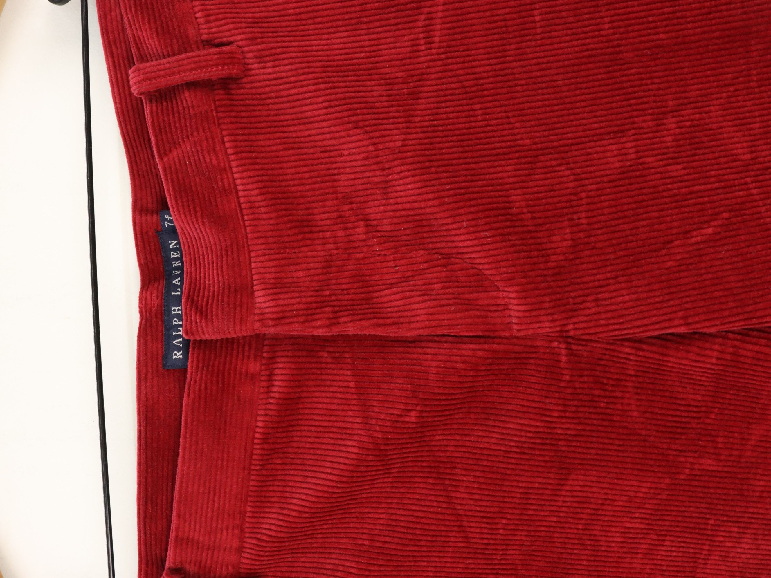 Polo Ralph Lauren × Ralph Lauren RL Corduroy Relaxed Wide Stretchable Red Pant Size US 34 / EU 50 - 6 Thumbnail