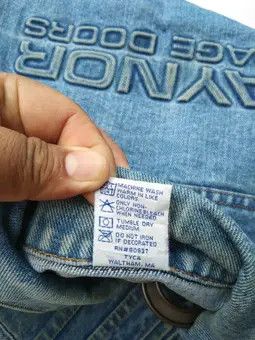 Vintage RAYNOR GARRAGE DOORS DENIM JACKET Size US XL / EU 56 / 4 - 8 Thumbnail