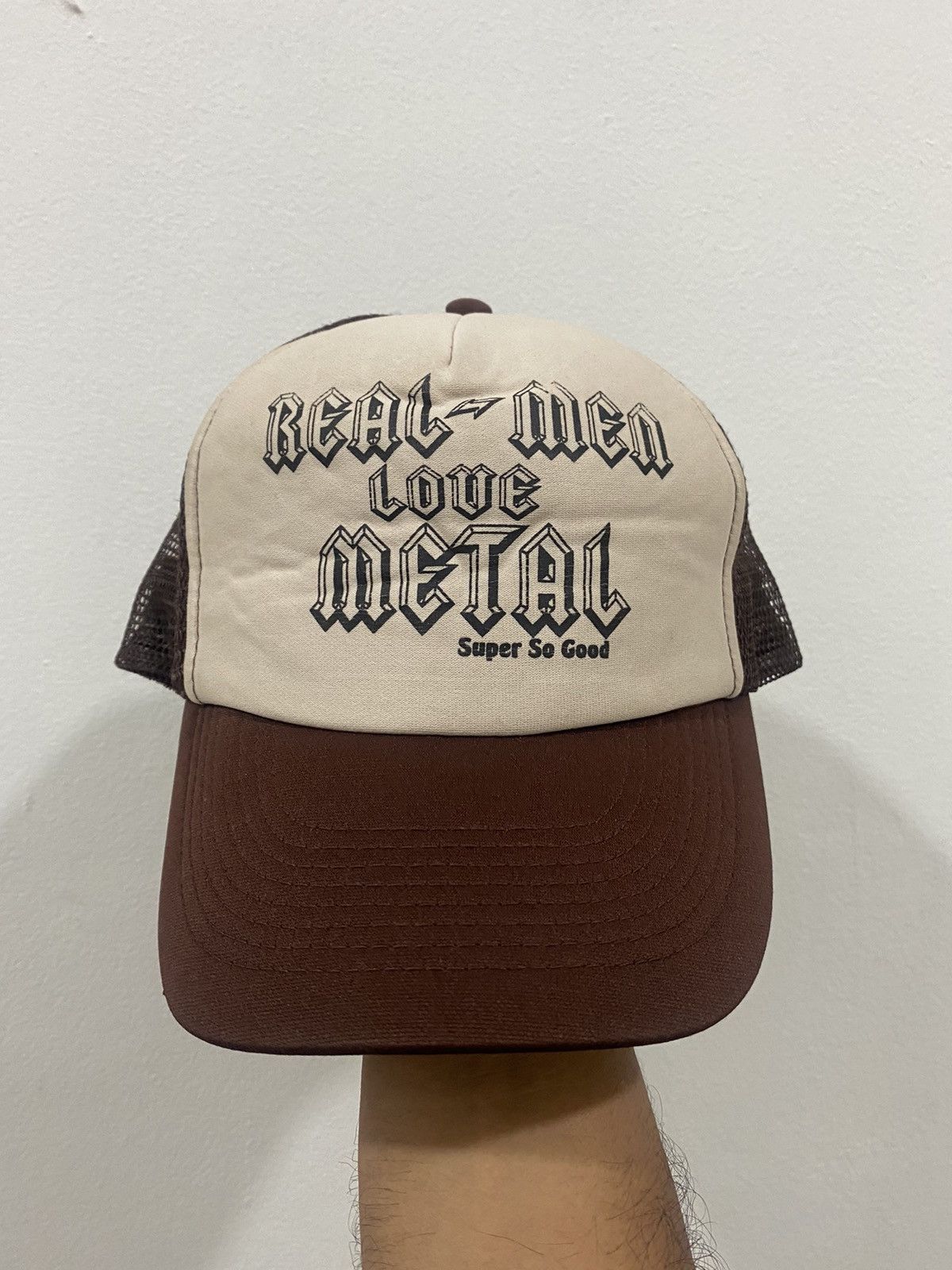 Otto 🔥Vintage🔥 Real Man Love Metal Trucked Hat Size ONE SIZE - 1 Thumbnail