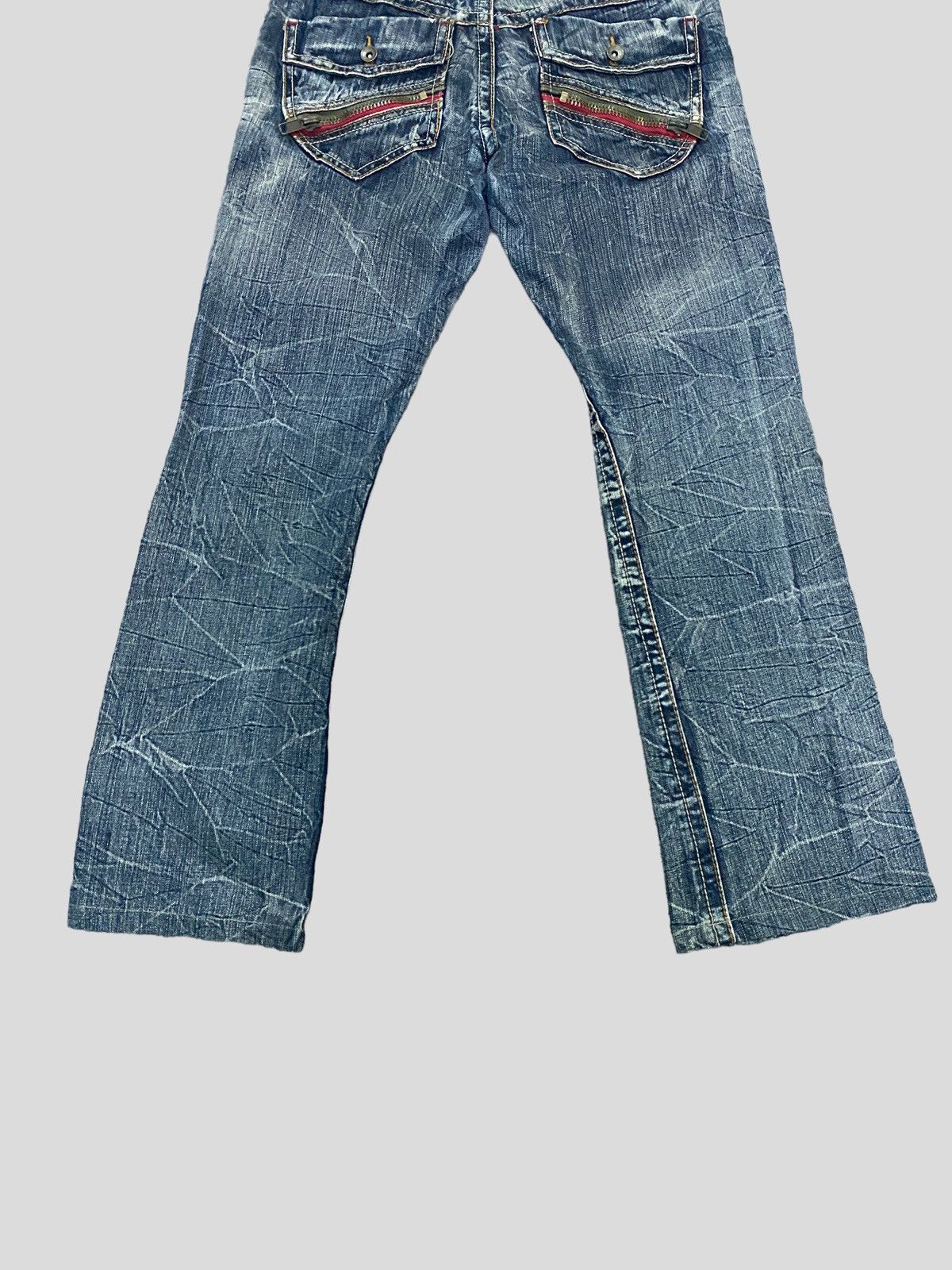 Japanese Brand × Vintage VINTAGE SEMANTIC DESIGN DISTRESSED DENIM LOW RISE DENIM Size US 30 / EU 46 - 7 Thumbnail