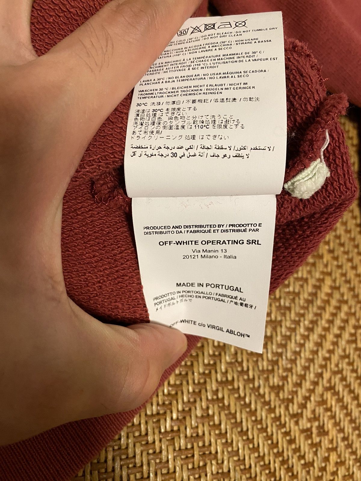 Off-White Off White Stripes Seeing Things Sweater Size US S / EU 44-46 / 1 - 7 Thumbnail