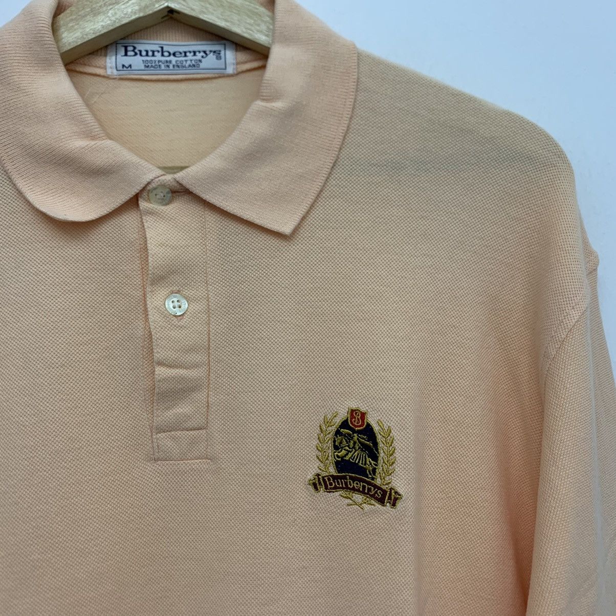 Burberry Vintage Burberrys Polo Shirt Size US M / EU 48-50 / 2 - 3 Thumbnail