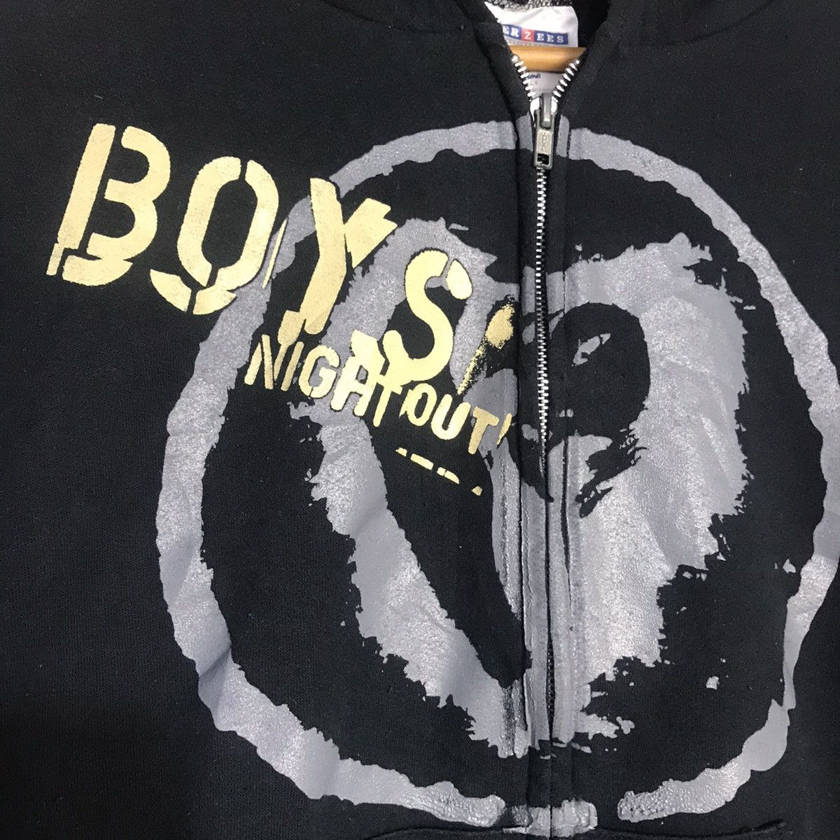 Jerzees Vintage boys night out BNO zip up hoodie Size US S / EU 44-46 / 1 - 4 Thumbnail
