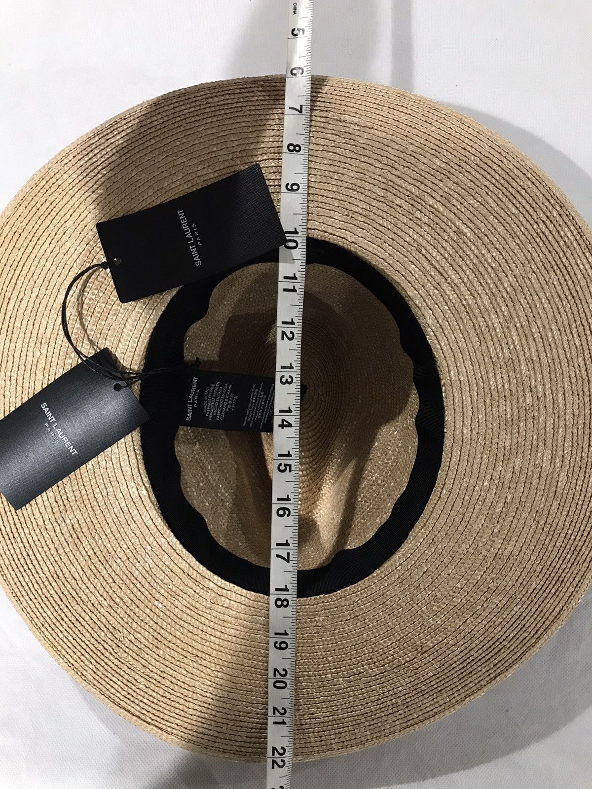 Saint Laurent Paris Saint Laurent straw hat. 60/XL. $895 Size ONE SIZE - 10 Thumbnail