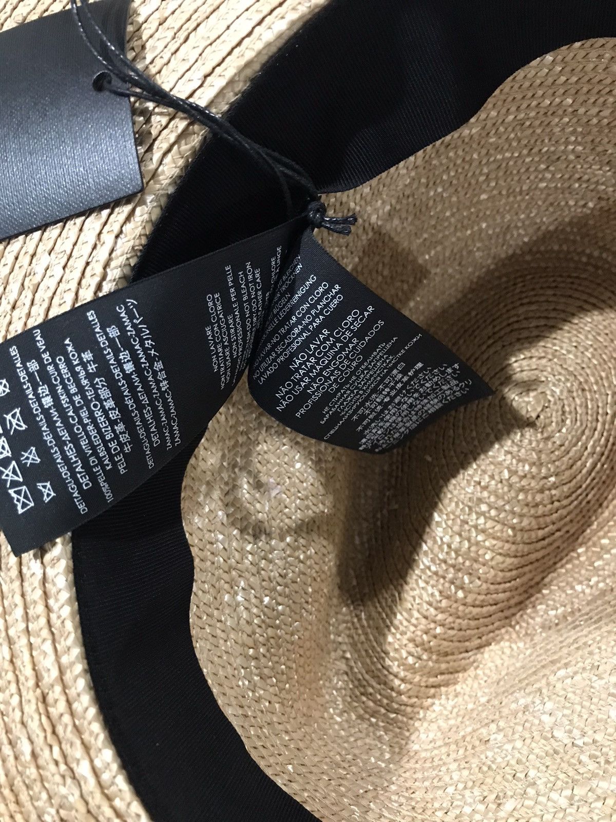 Saint Laurent Paris Saint Laurent straw hat. 60/XL. $895 Size ONE SIZE - 8 Thumbnail