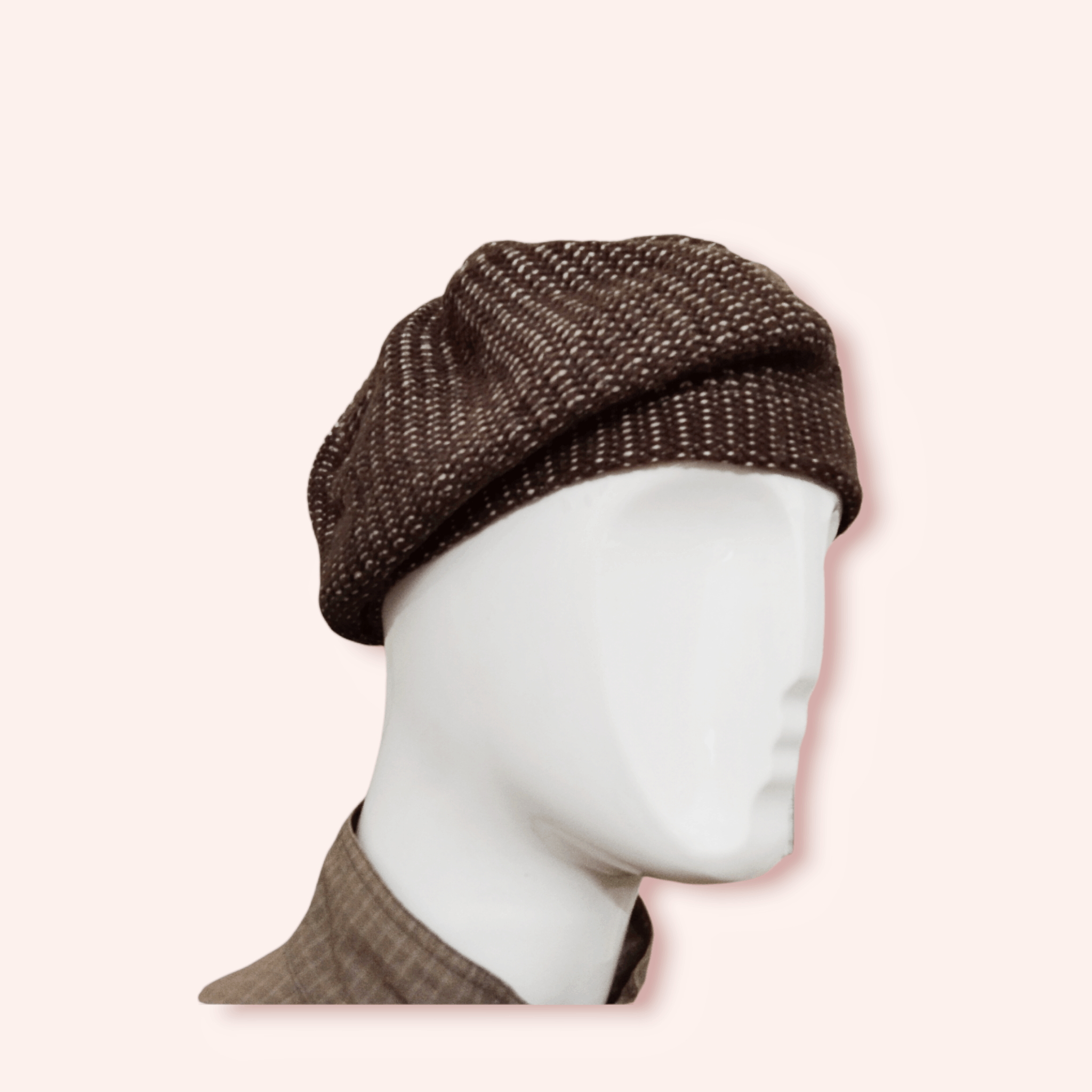 Vintage VINTAGE BROWN KNITTED BERET Size ONE SIZE - 3 Thumbnail